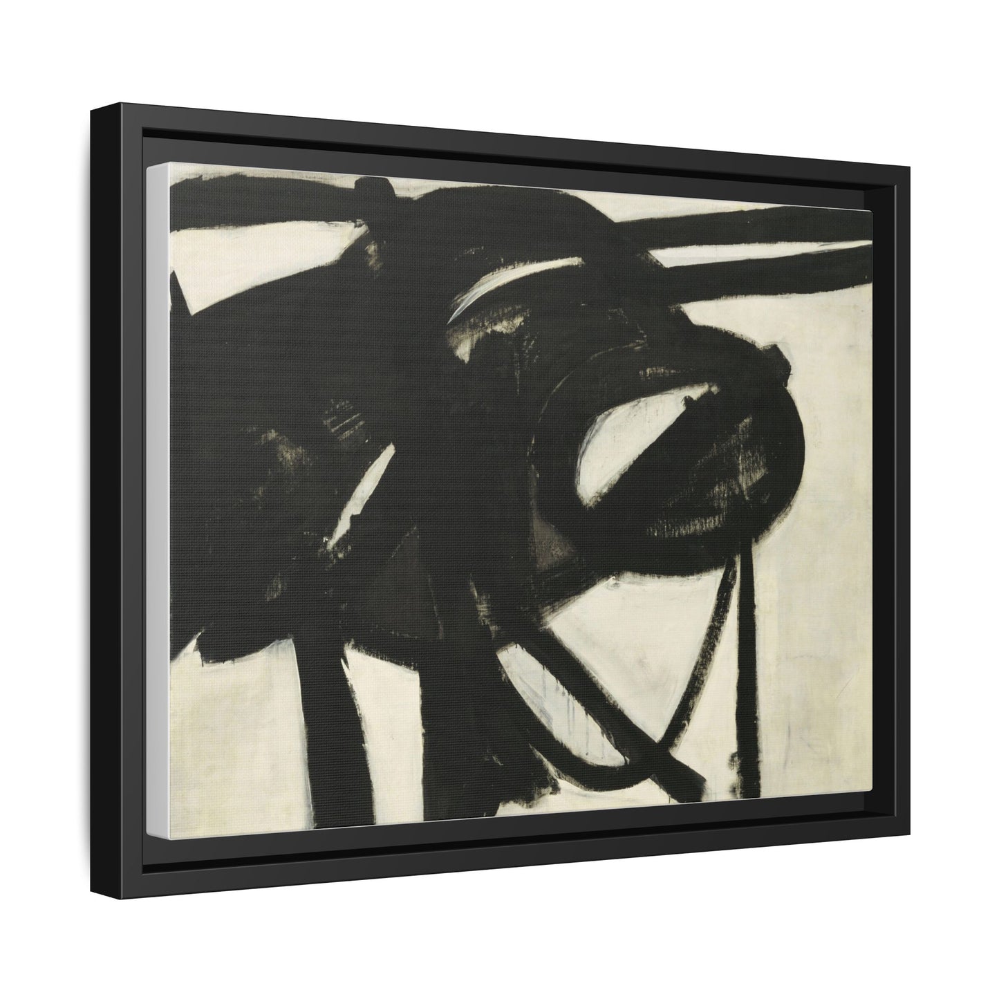 Chief by Franz Kline Abstract Matte Canvas Framed Wall Art
