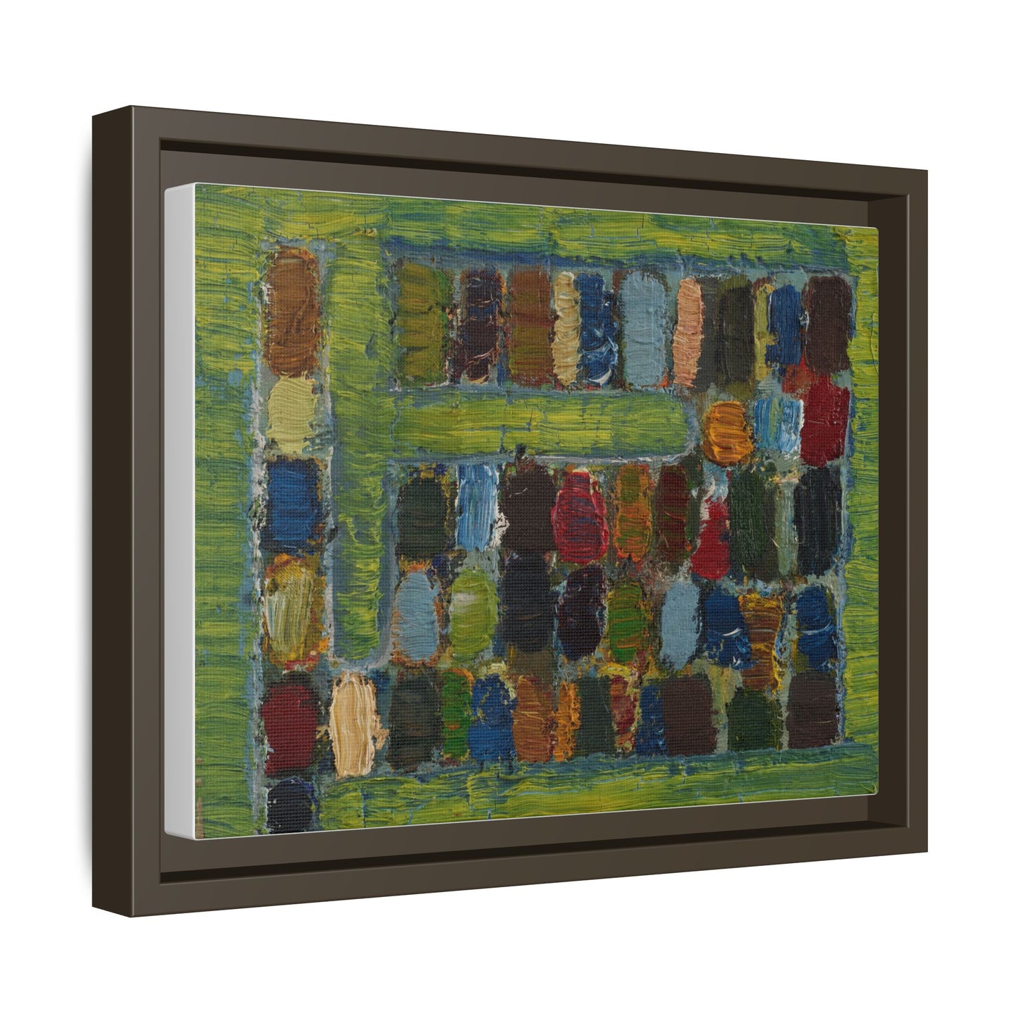 JMC-1970-3 by Jean-Michel Coulon Matte Canvas Framed Wall Art Print