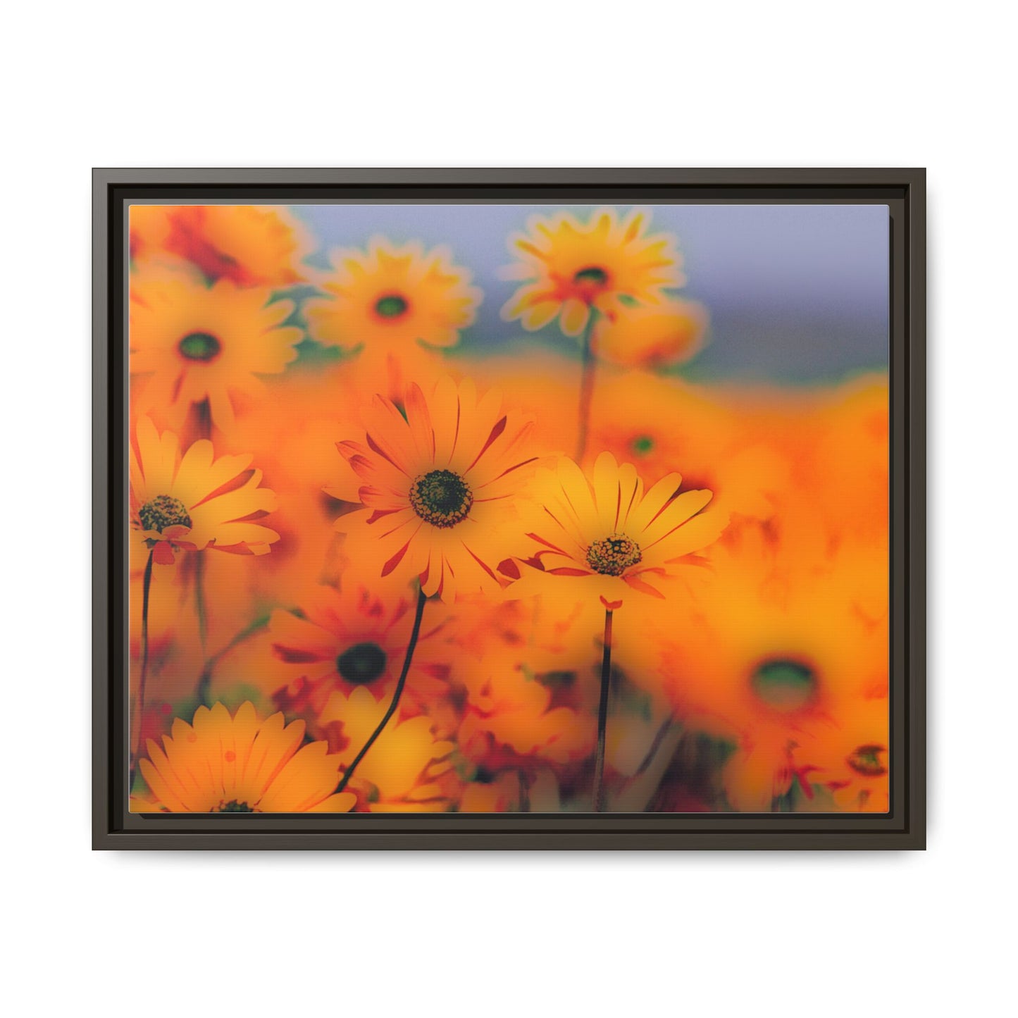 Bee Garden by Norman Barrett Framed Matte Canvas Wall Art Print