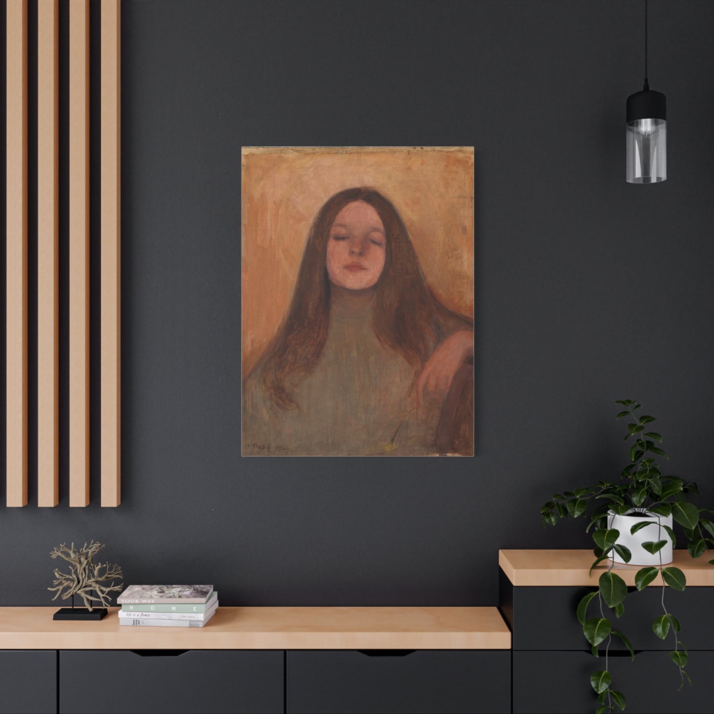 Thyra Elisabeth by Ellen Thesleff Matte Canvas Wall Art Print