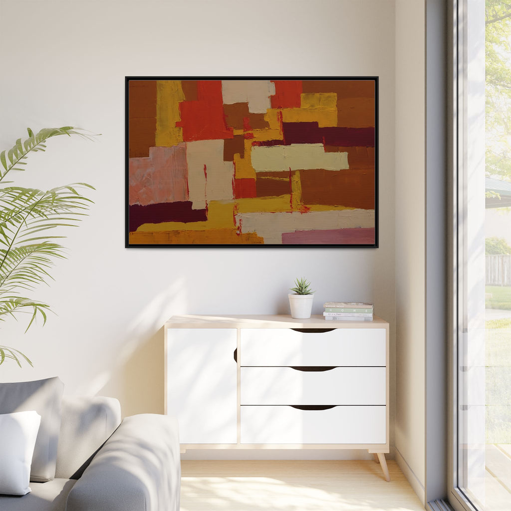 Tableau Confusion by Nicolae Calancea Framed Canvas Wall Art Print