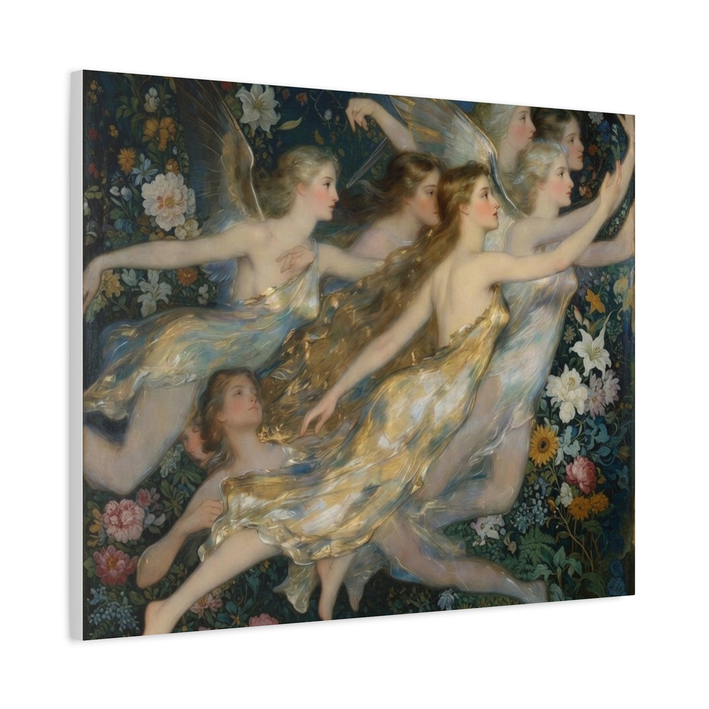 Vintage Fairy Dance Matte Canvas Wall Art