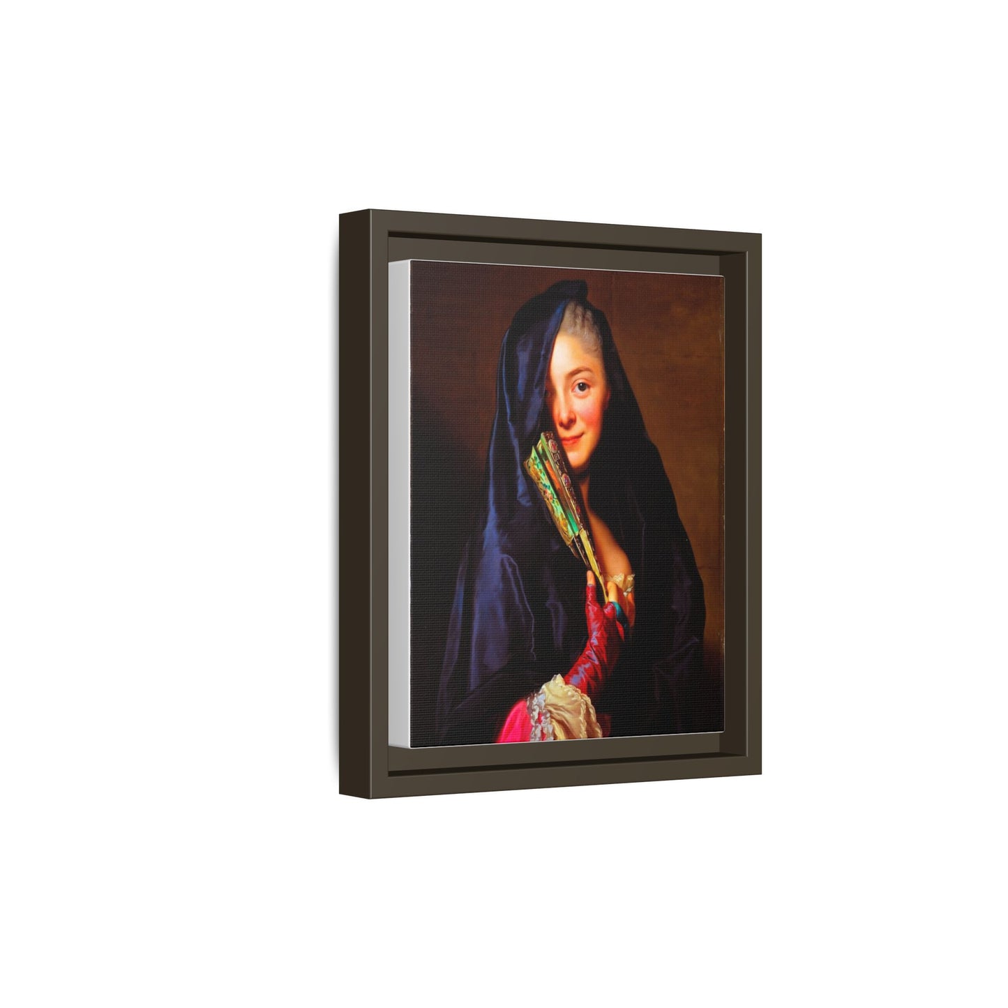 Framed Matte Canvas Wall Art — Classical Portrait Print