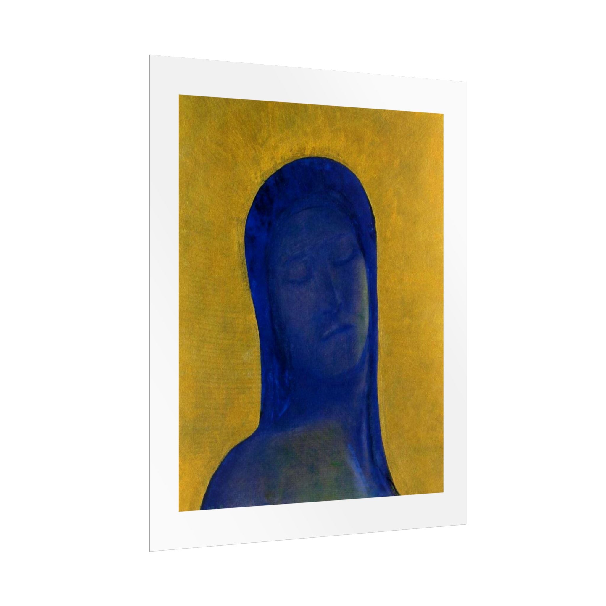 Closed Eyes by Odilon Redon Wall Art Print