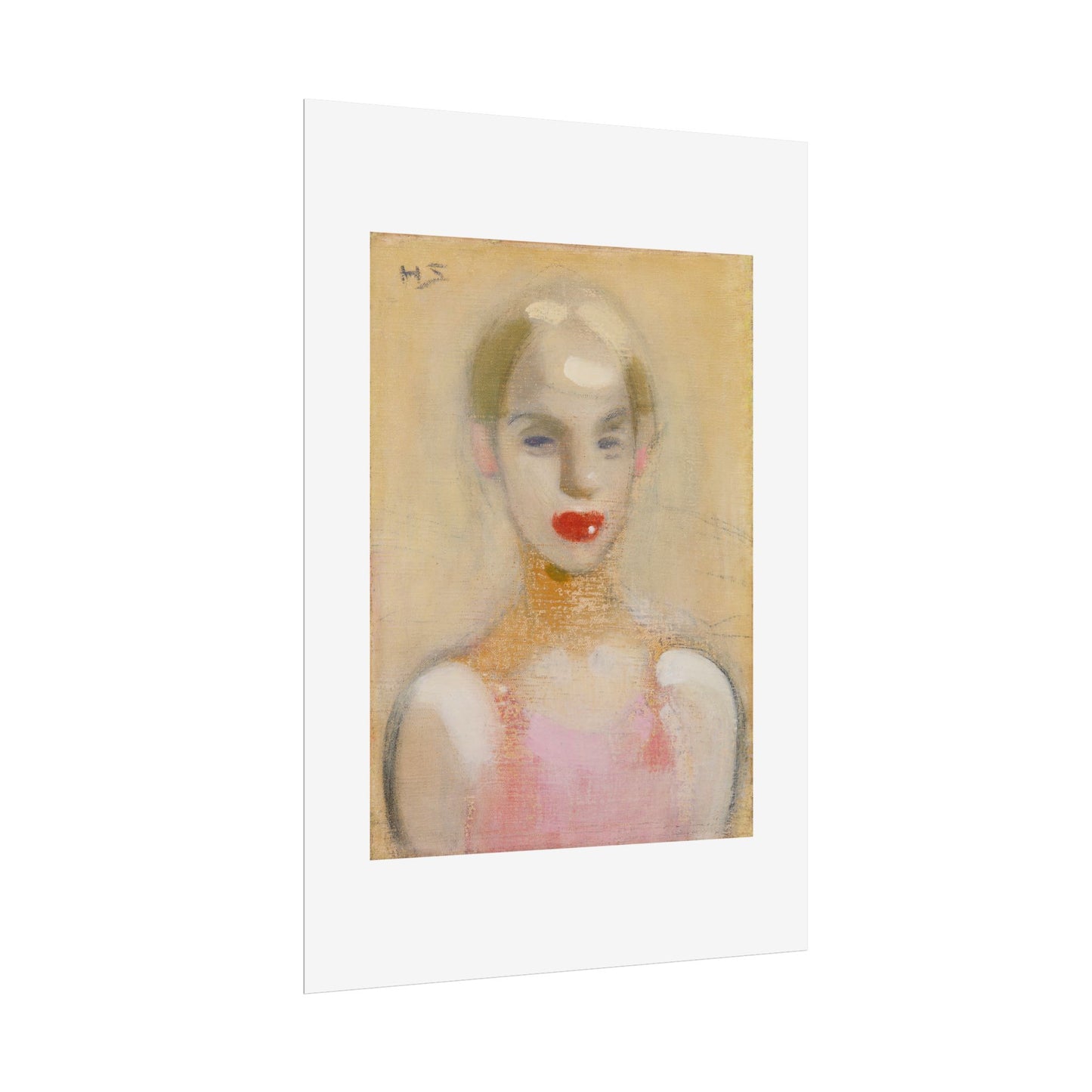 Circus Girl by Helene Schjerfbeck Wall Art Print
