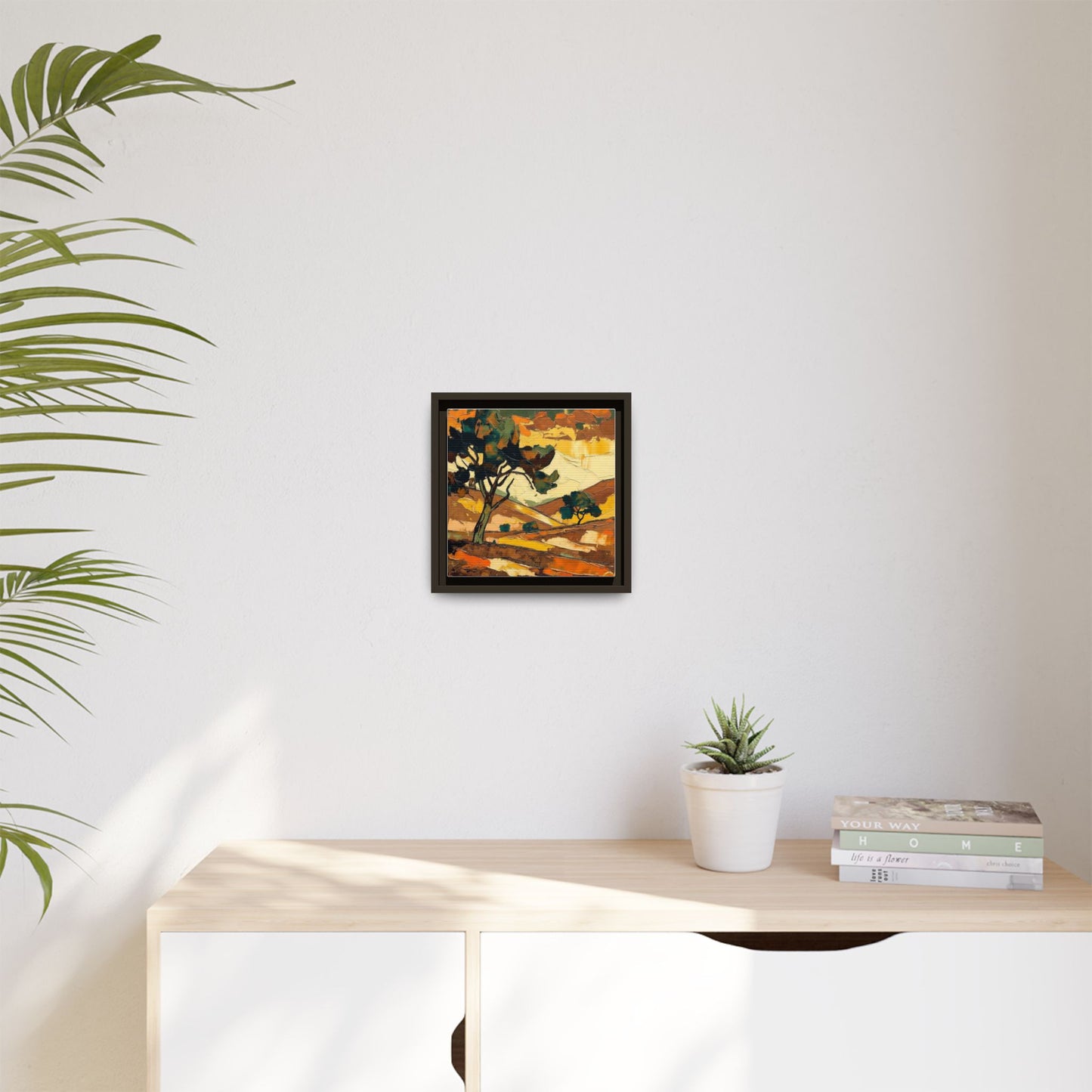 Framed Matte Canvas Landscape Art Print