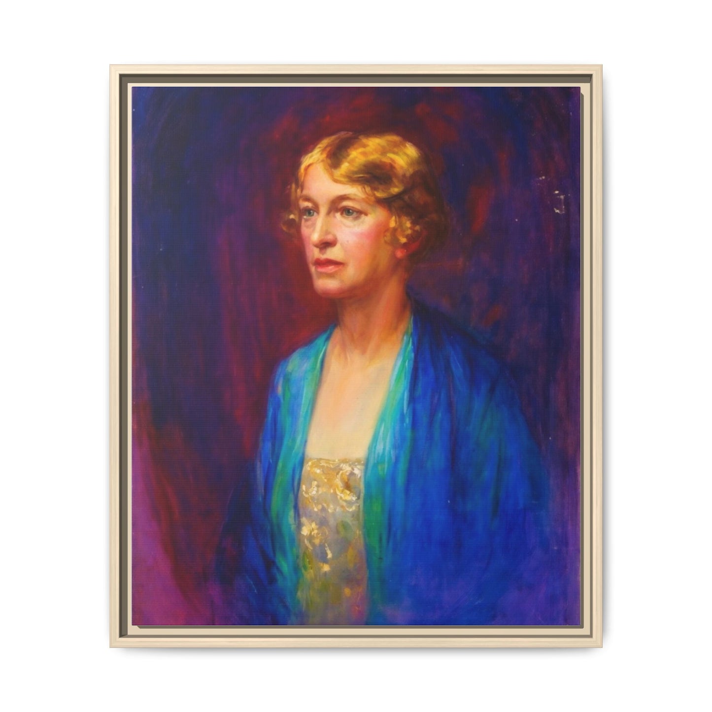 Matte Canvas Portrait , Framed (Multi-color)