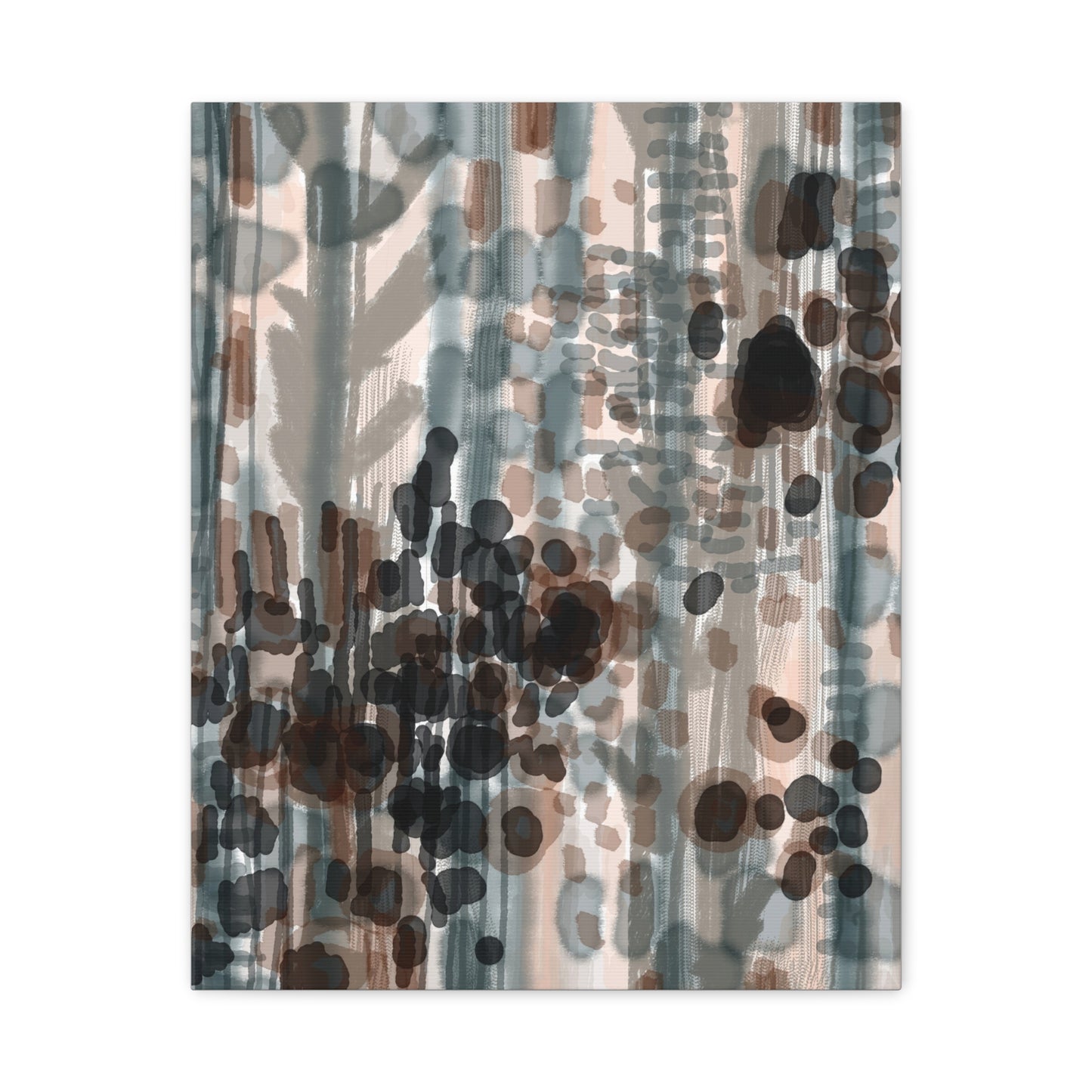 Vleken by an unknown artist Abstract Matte Canvas Wall Art