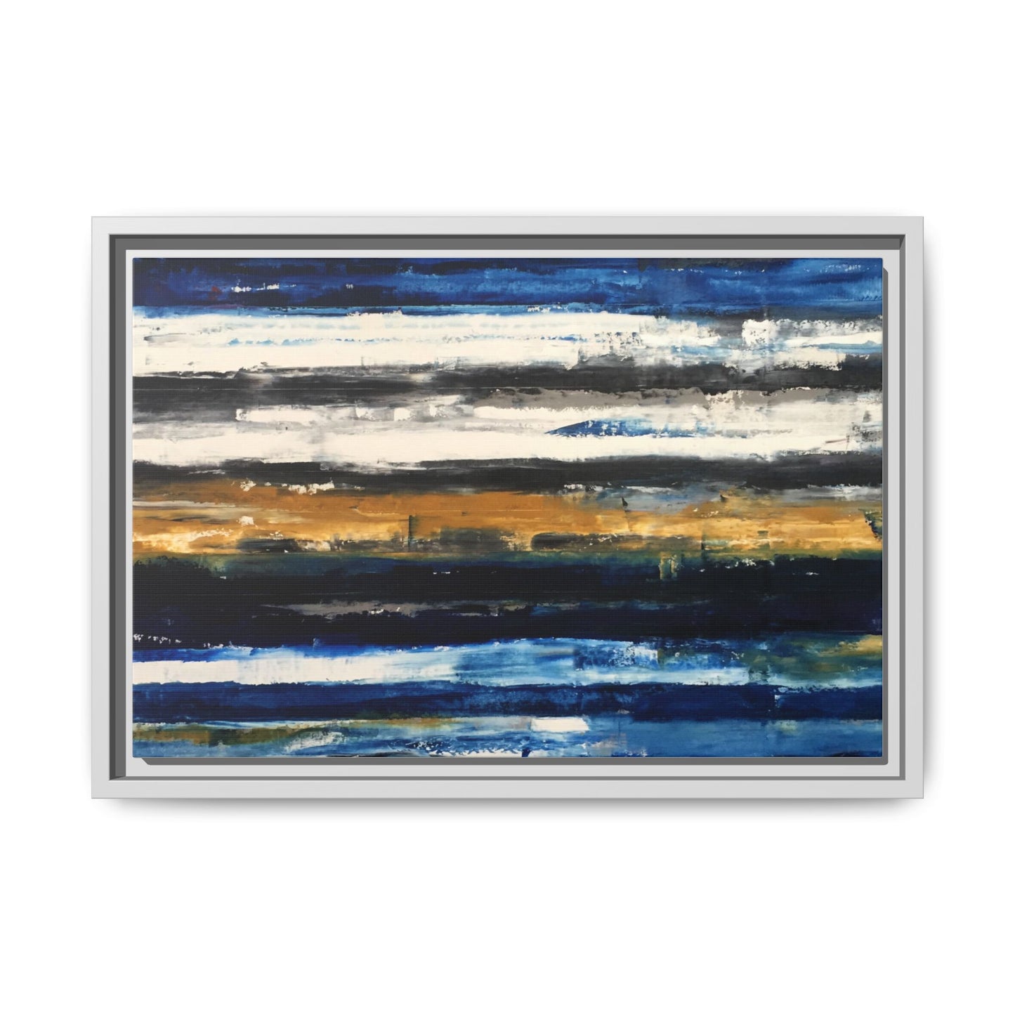 Tiny Buddha by Todd Williamson Framed Matte Canvas Abstract  Wall Art