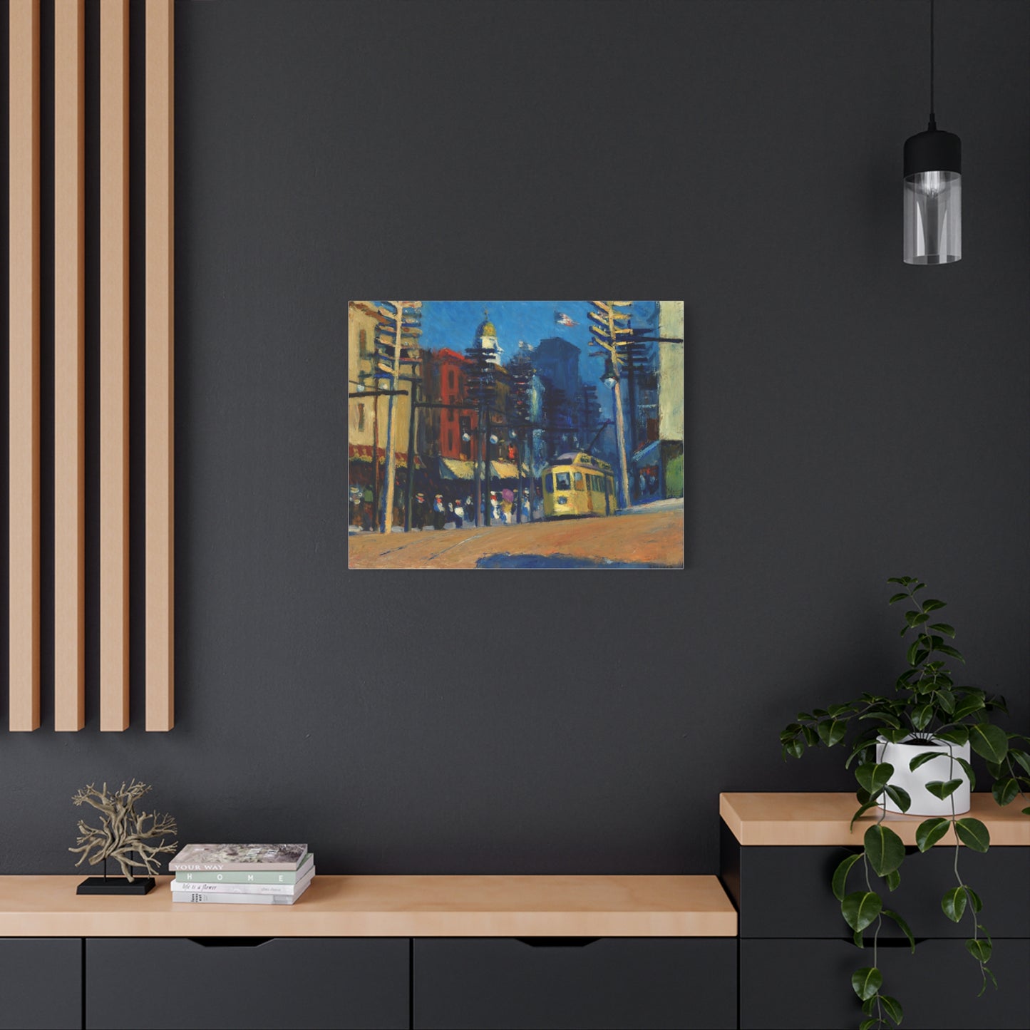 Yonkers by Edward Hopper Matte Canvas Wall Art Print