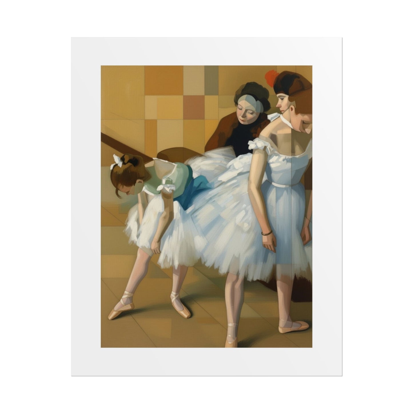Ballet Dancers Rolled Poster — Classic Impressionist Ballerina Wall Art