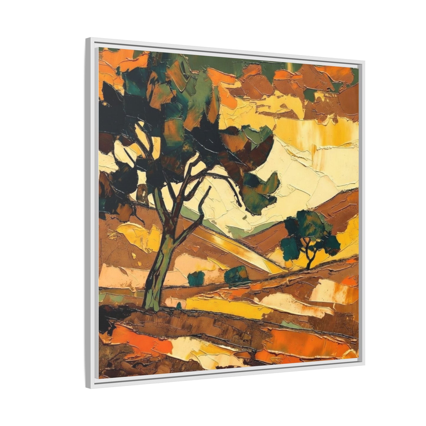 Framed Matte Canvas Landscape Art Print