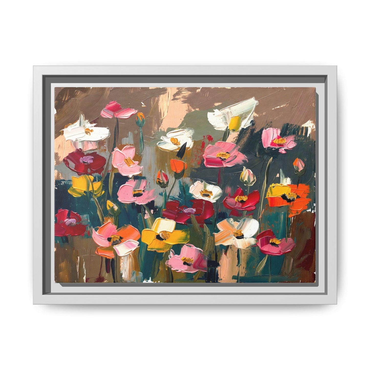 Matte Canvas, Framed (Multi-color)