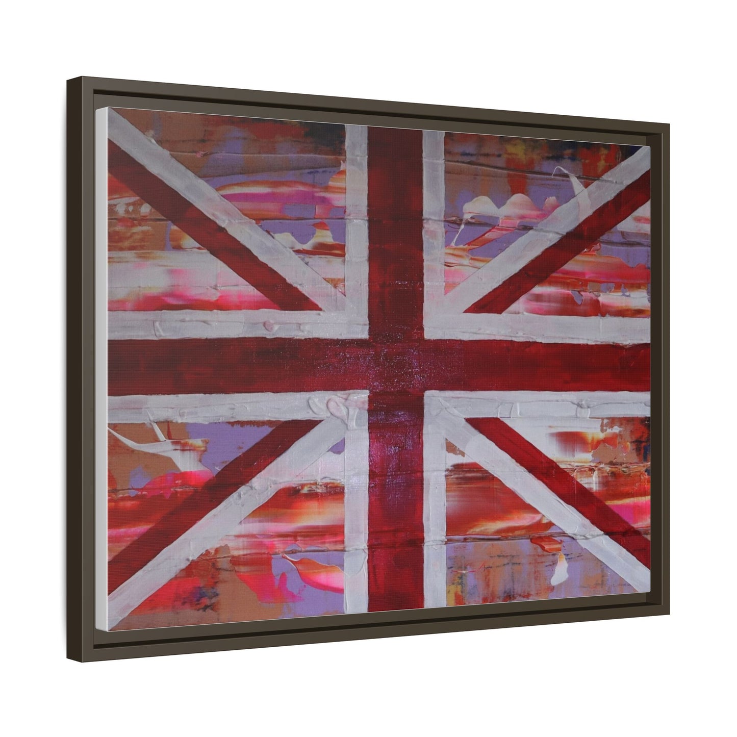 Union Jack is back! by Norman Barrett Framed Matte Canvas Print Wall Art