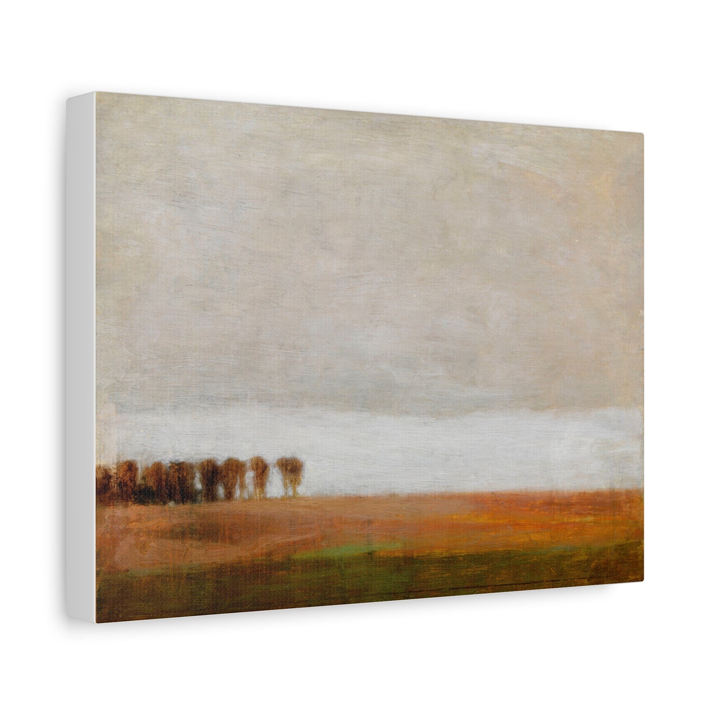 View of Jaegersborg Allé, North of Copenhagen by Vilhelm Hammershøi Canvas Wall Art Print