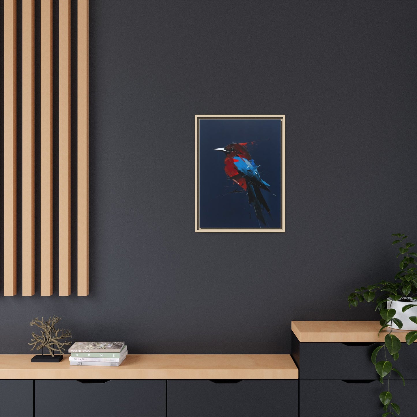 Matte Canvas, Framed (Multi-color)