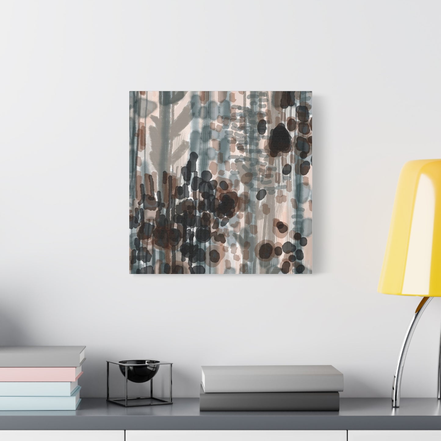 Vleken by an unknown artist Abstract Matte Canvas Wall Art