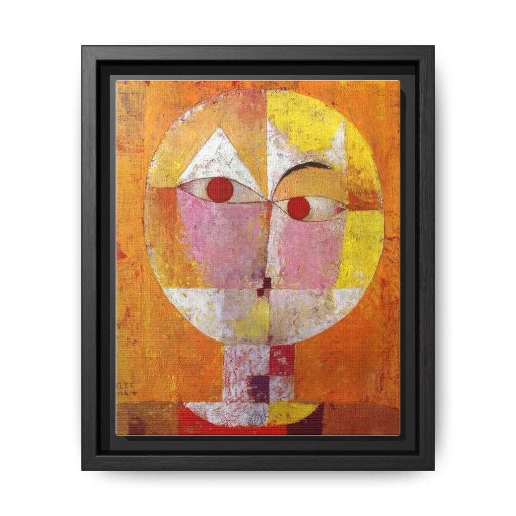 Senecio II by Paul Klee Canvas Framed Wall Art Print