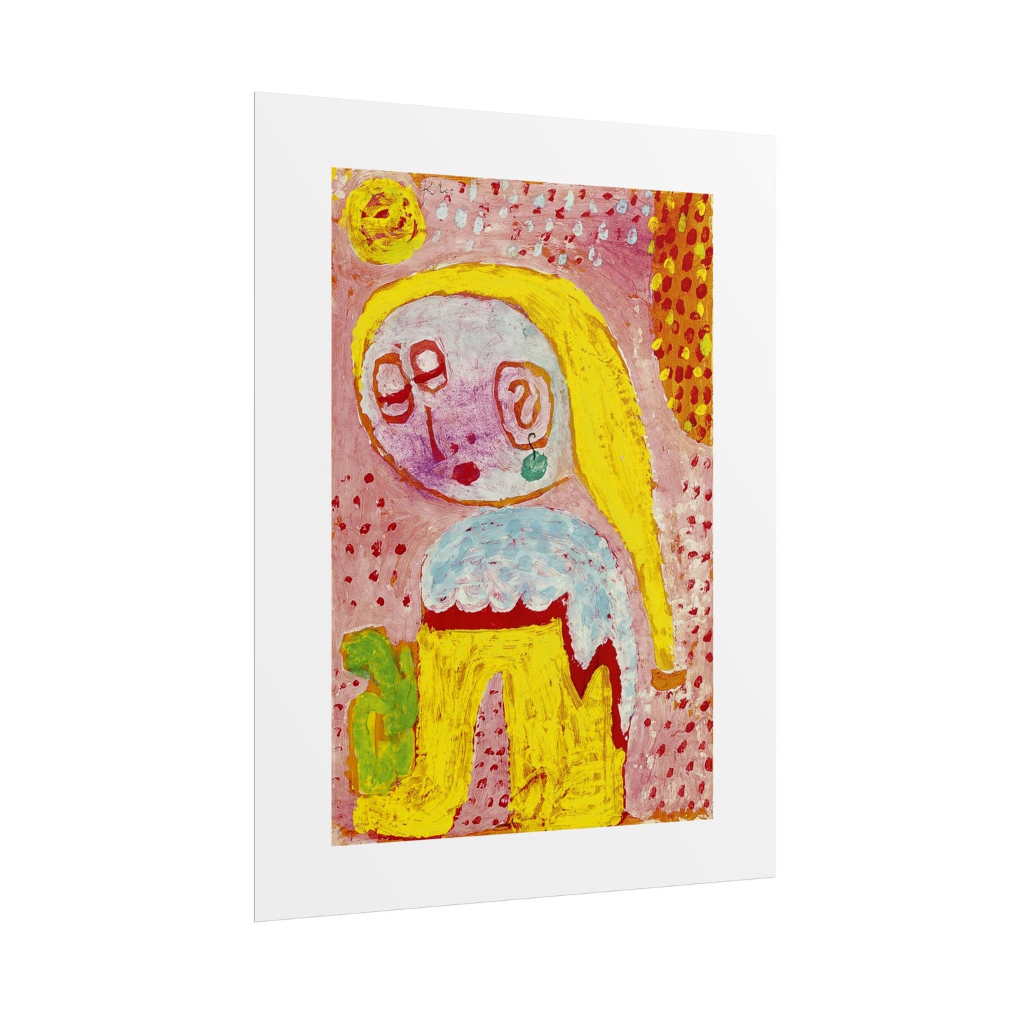 Magdalena vor der Bekehrung by Paul Klee Abstract Wall Art Poster