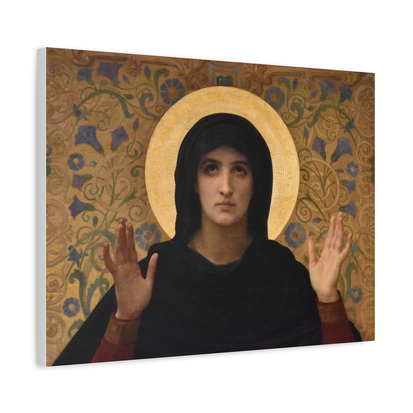 La Vierge consolatrice by William Adolphe Bouguereau Matte Stretched Wall Art