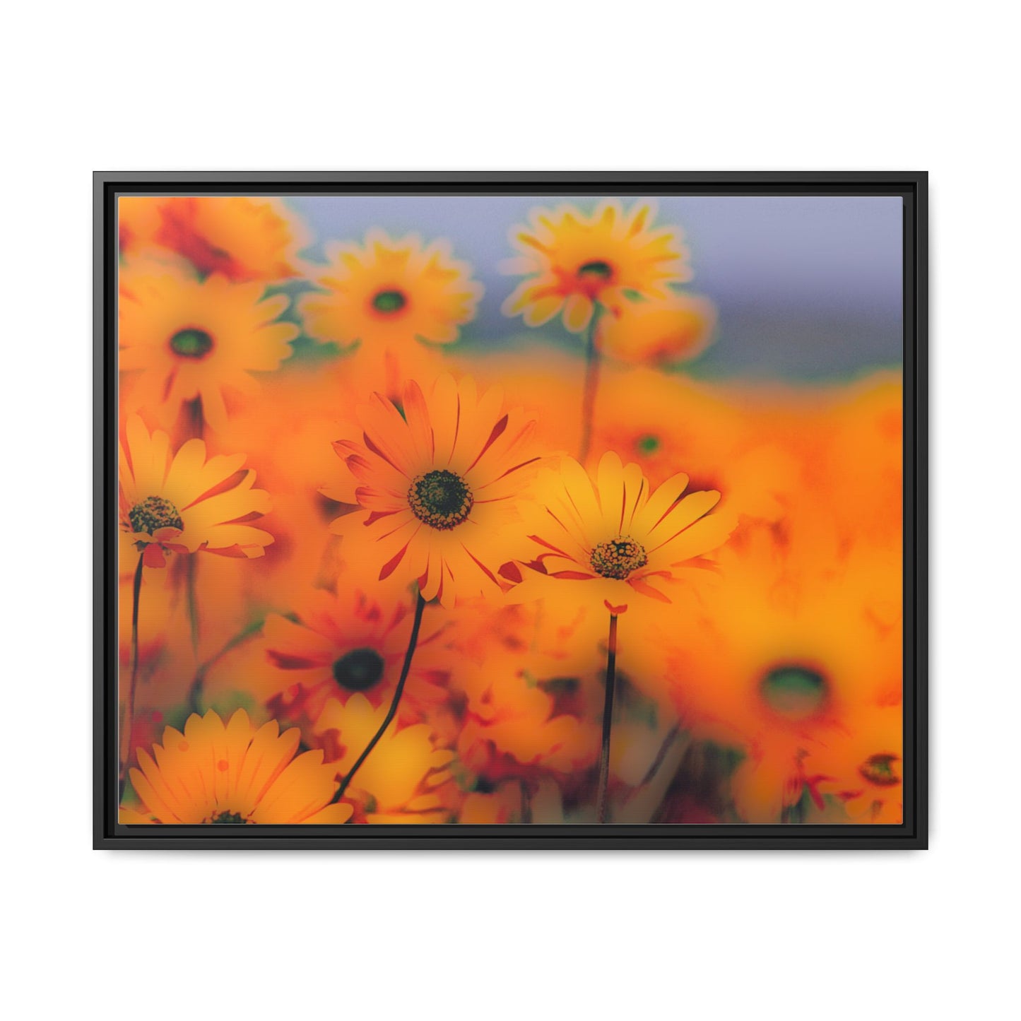 Bee Garden by Norman Barrett Framed Matte Canvas Wall Art Print