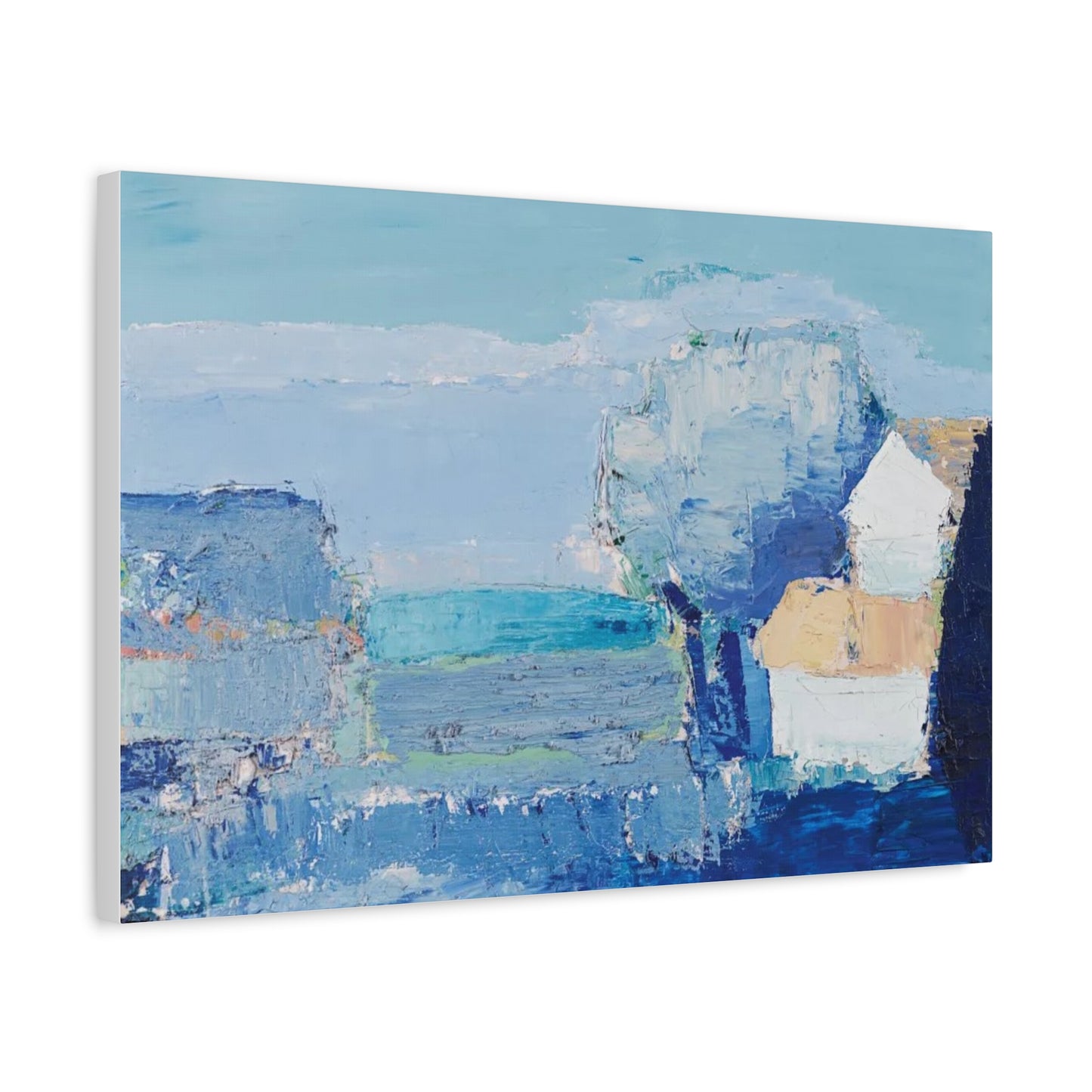 Paysage de Provence by Nicolas de Staël Matte Stretched Wall Art Print