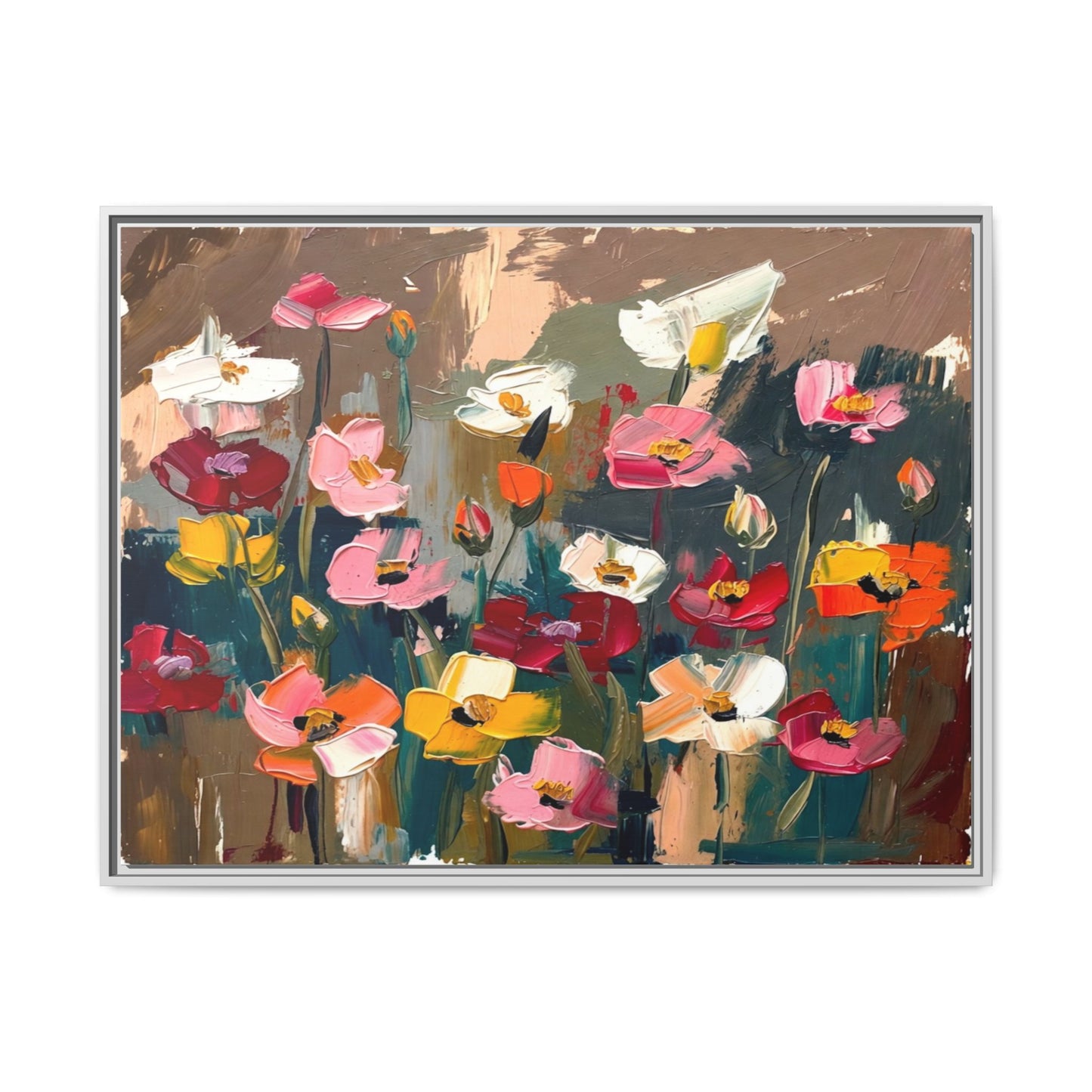 Matte Canvas, Framed (Multi-color)