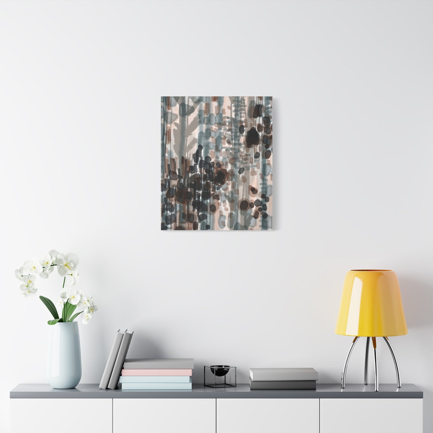 Vleken by an unknown artist Abstract Matte Canvas Wall Art