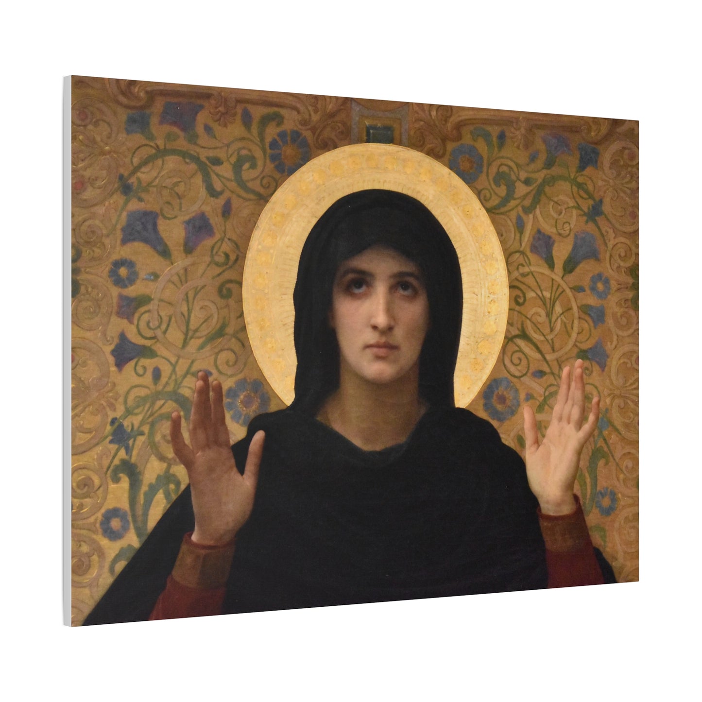 La Vierge consolatrice by William Adolphe Bouguereau Matte Stretched Wall Art