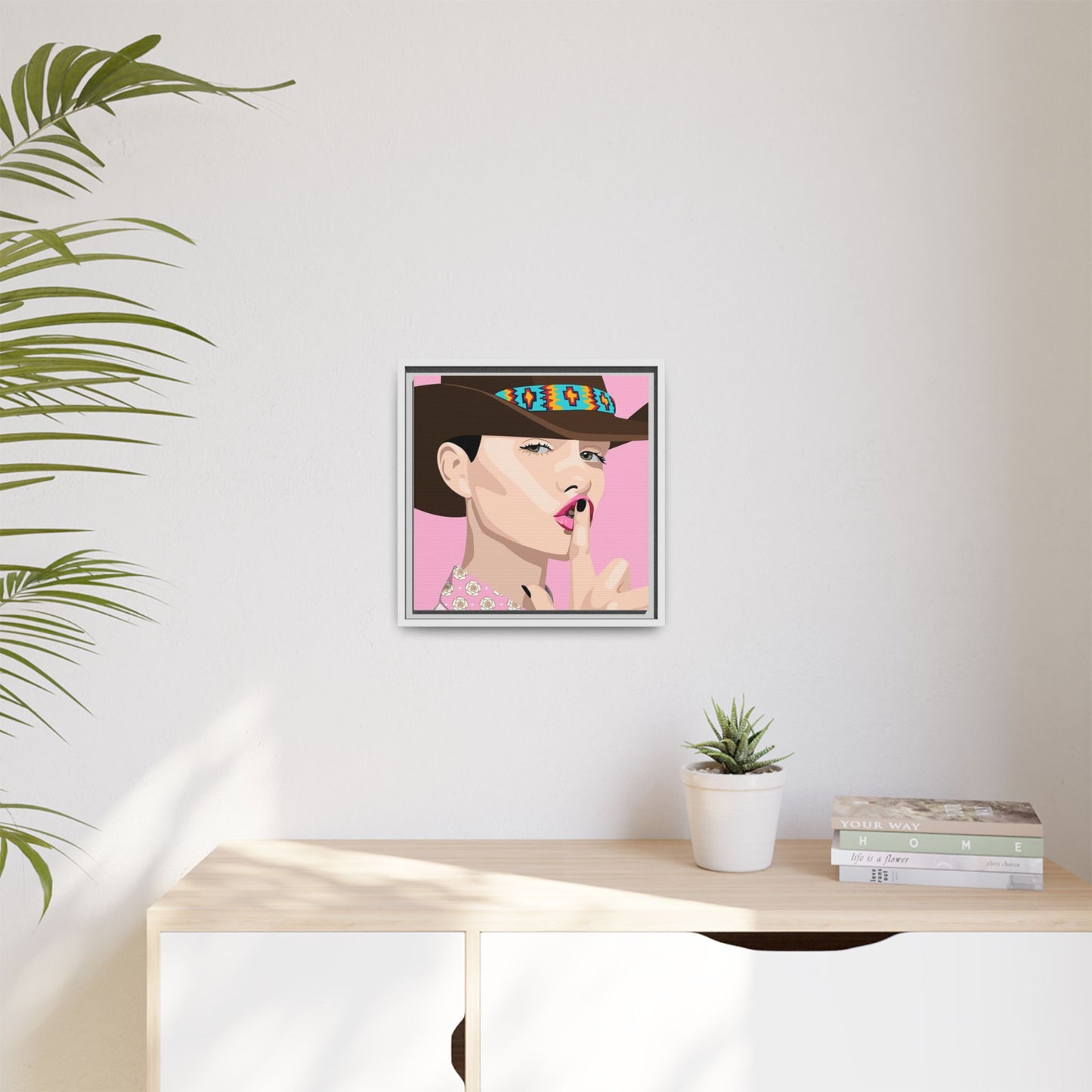 Vivid 63 by Orit Fuchs Matte Framed Canvas Wall Art