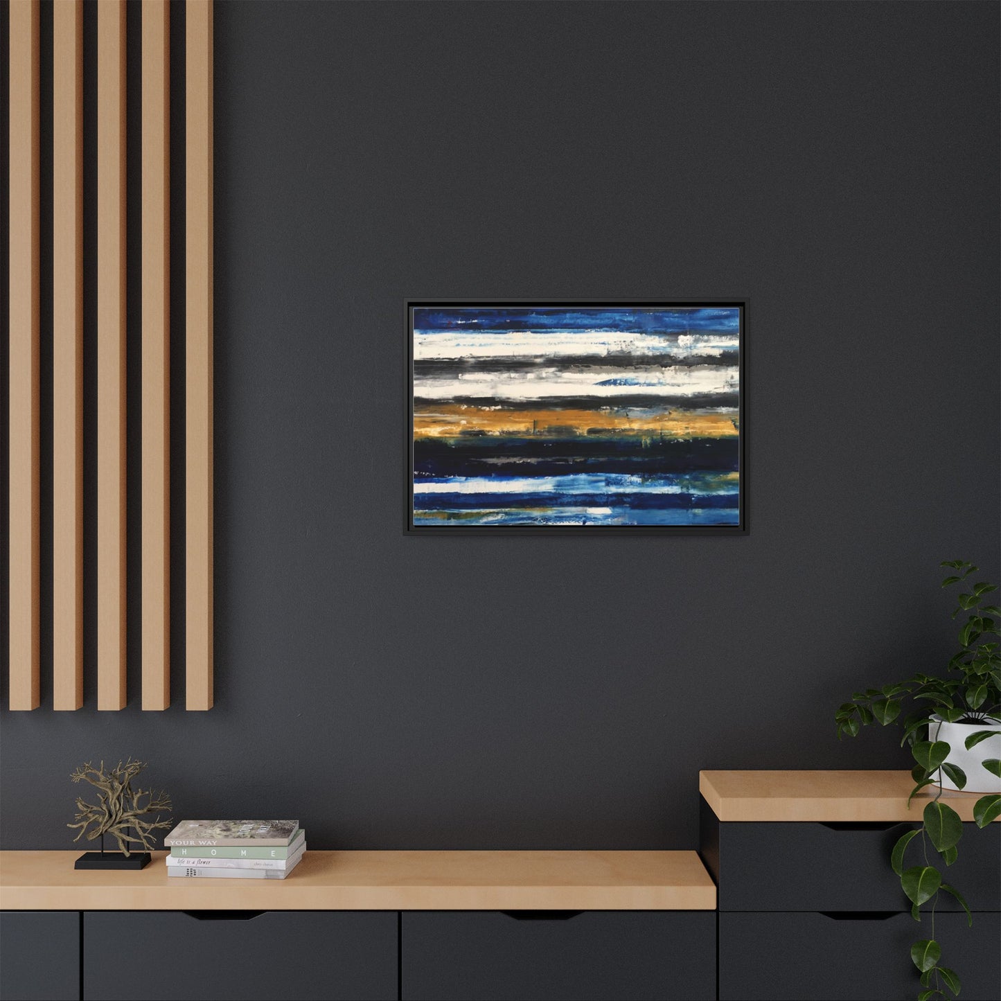 Tiny Buddha by Todd Williamson Framed Matte Canvas Abstract  Wall Art