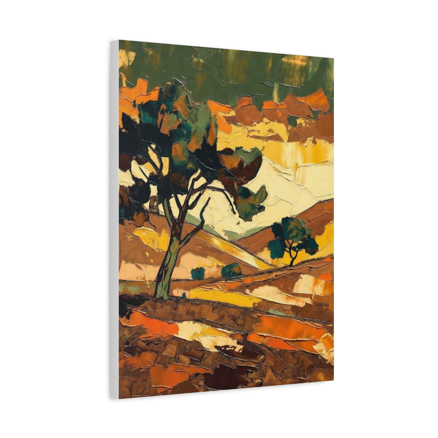 Abstract Autumn Landscape Canvas
