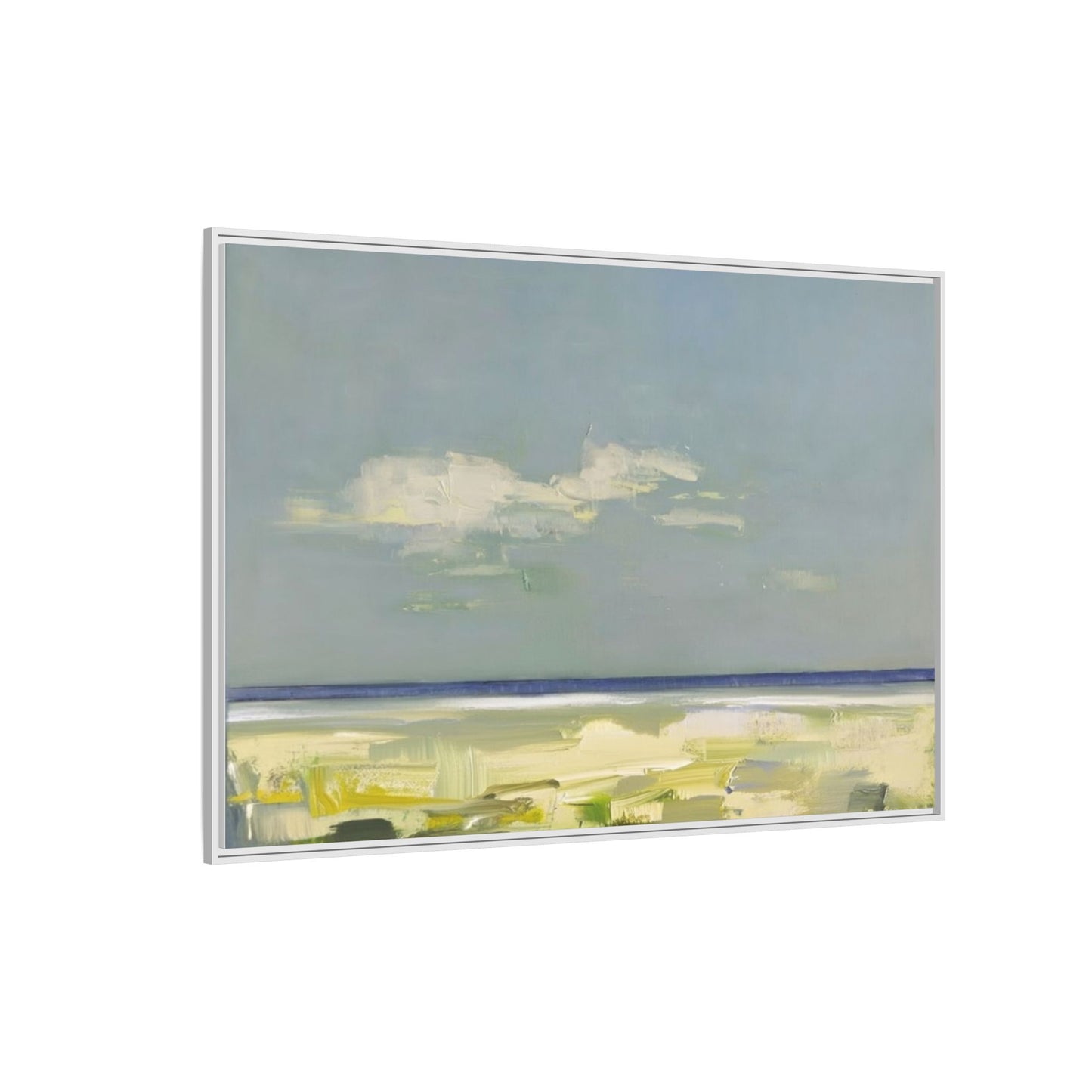 Coastal Calm Matte Canvas Framed Wall Art