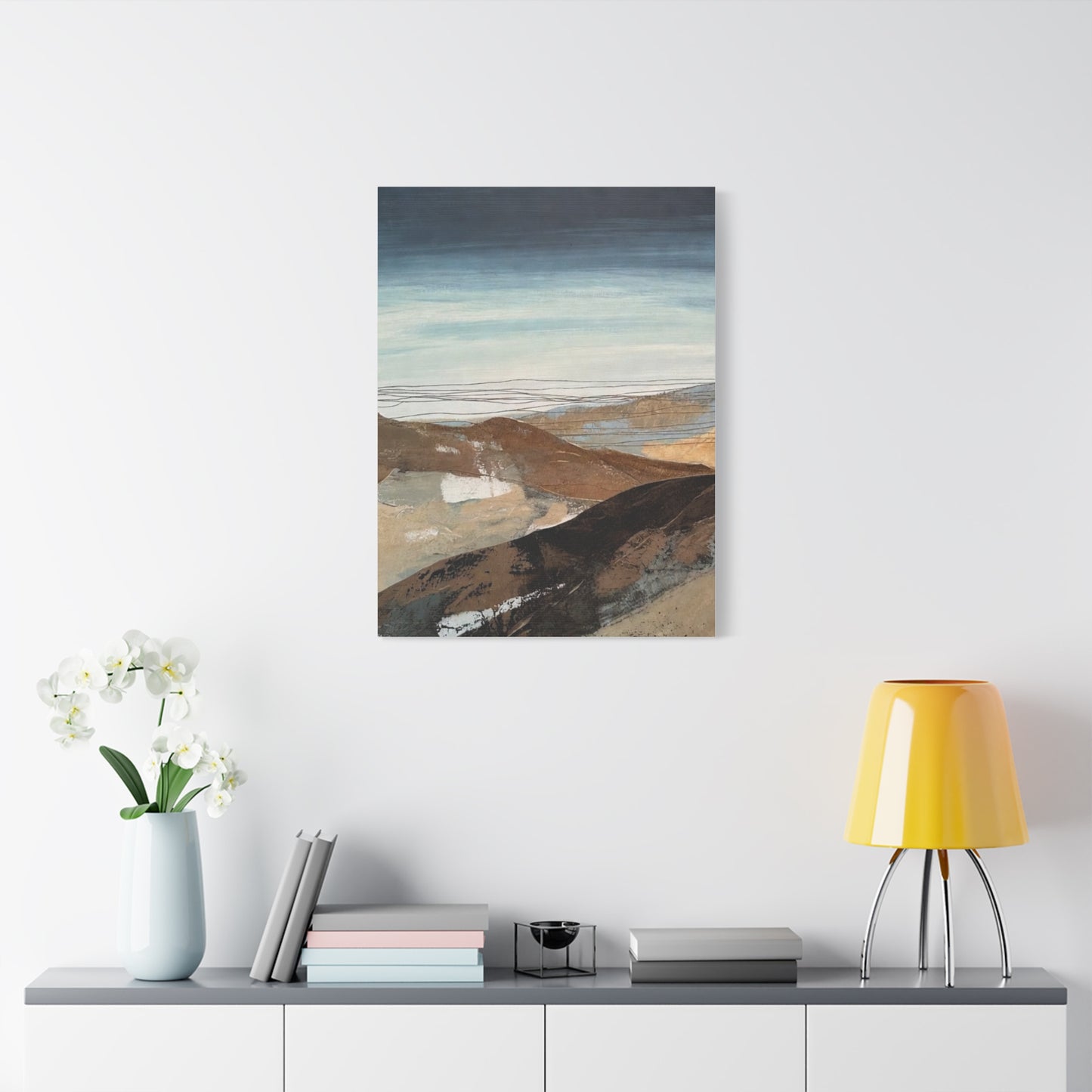Abstract Landscape Matte Canvas Wall Art — Stretched 1.25"