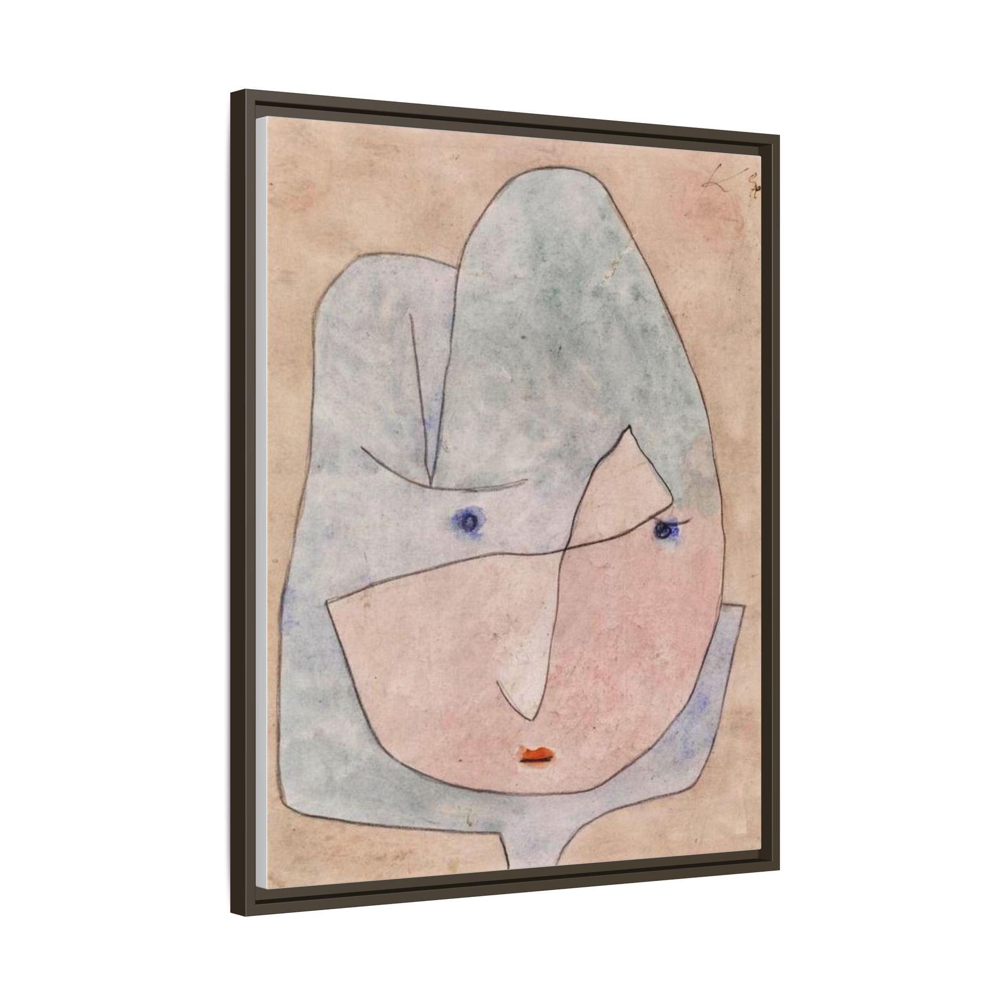 This Bloom is About to Wither by Paul Klee  Framed Matte Canvas Wall Art Print