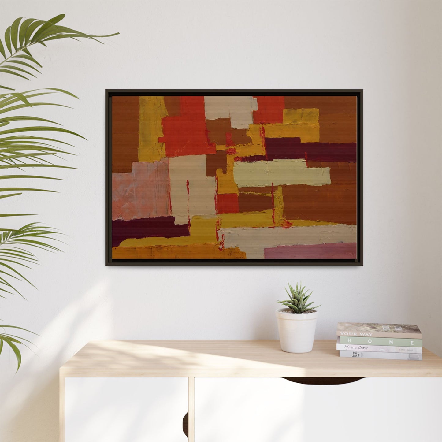 Tableau Confusion by Nicolae Calancea Framed Canvas Wall Art Print