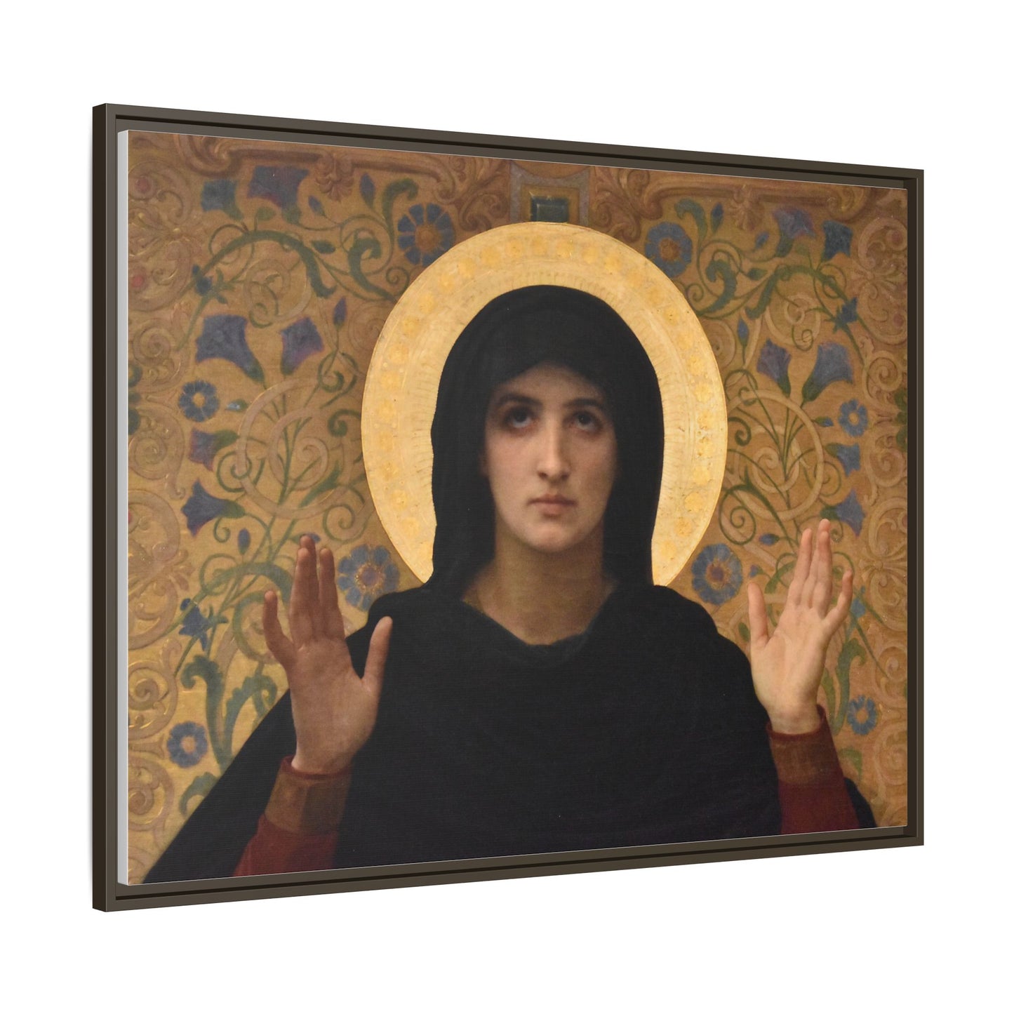 La Vierge consolatrice by William Adolphe Bouguereau Framed Matte Canvas Wall Art