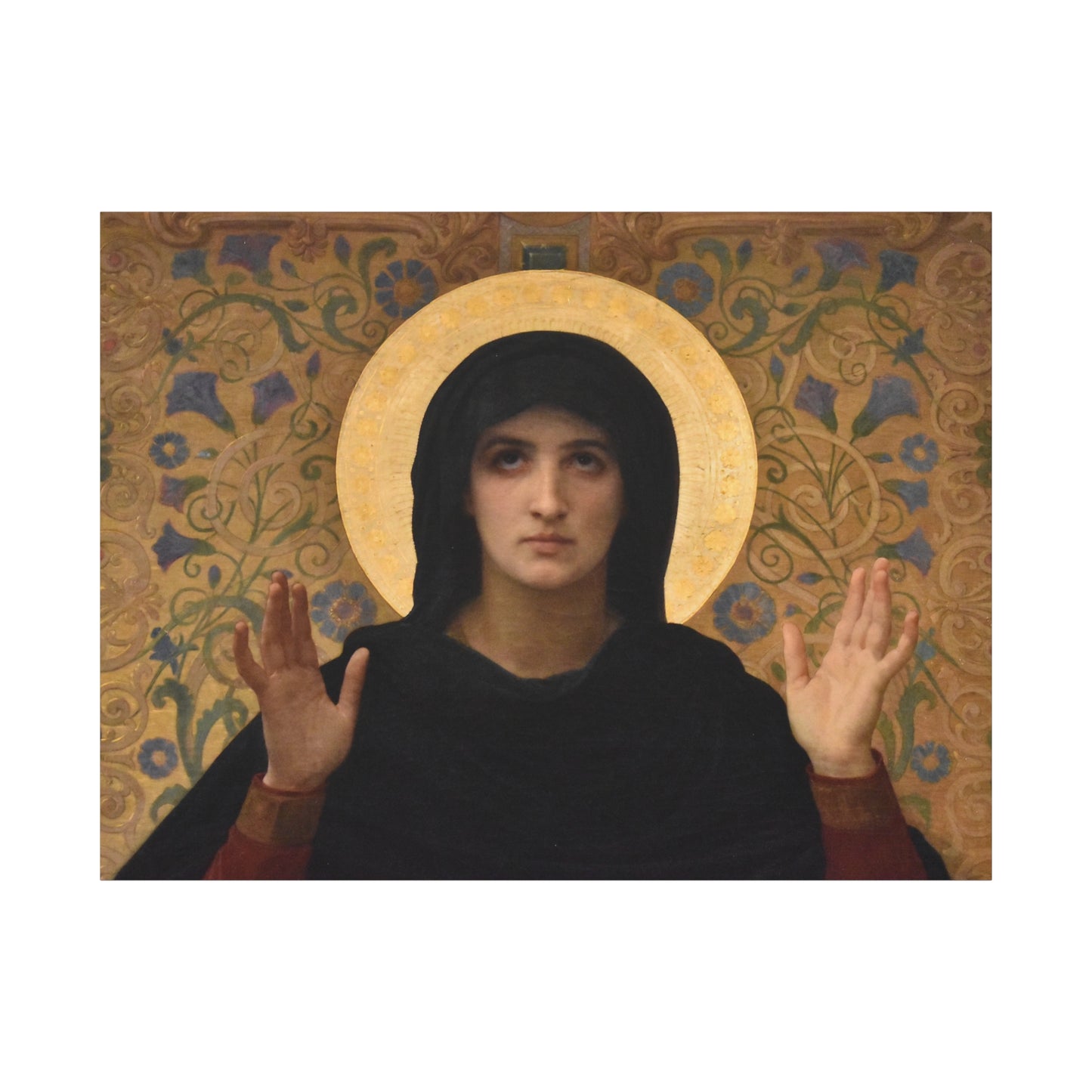 La Vierge consolatrice by William Adolphe Bouguereau Matte Stretched Wall Art