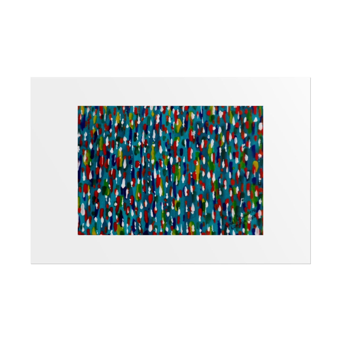 Colours Of The Soul Reflecting On Water by Ariel Chavarro Avila Wall Art Print
