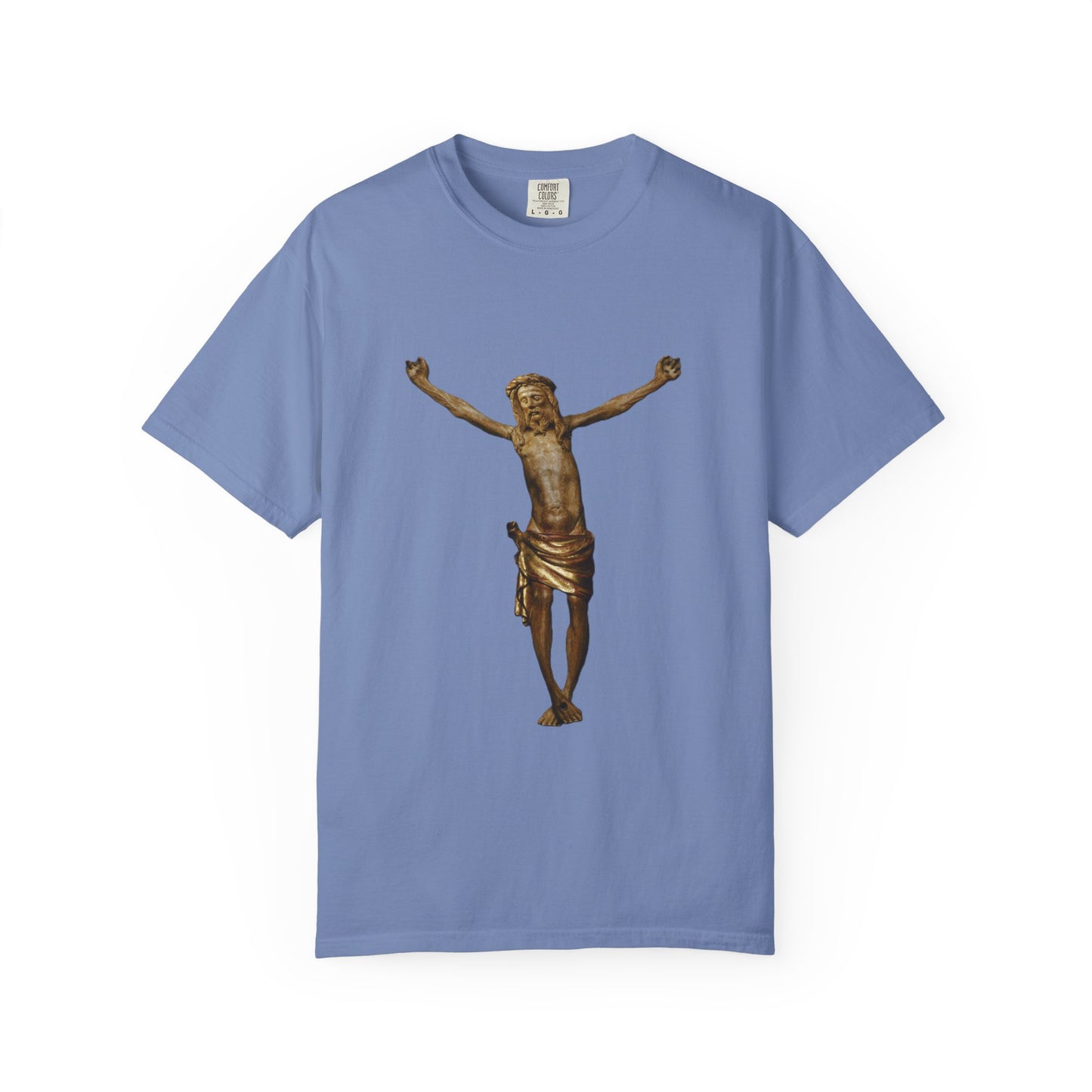 Unisex Christ on the cross Garment-Dyed T-shirt