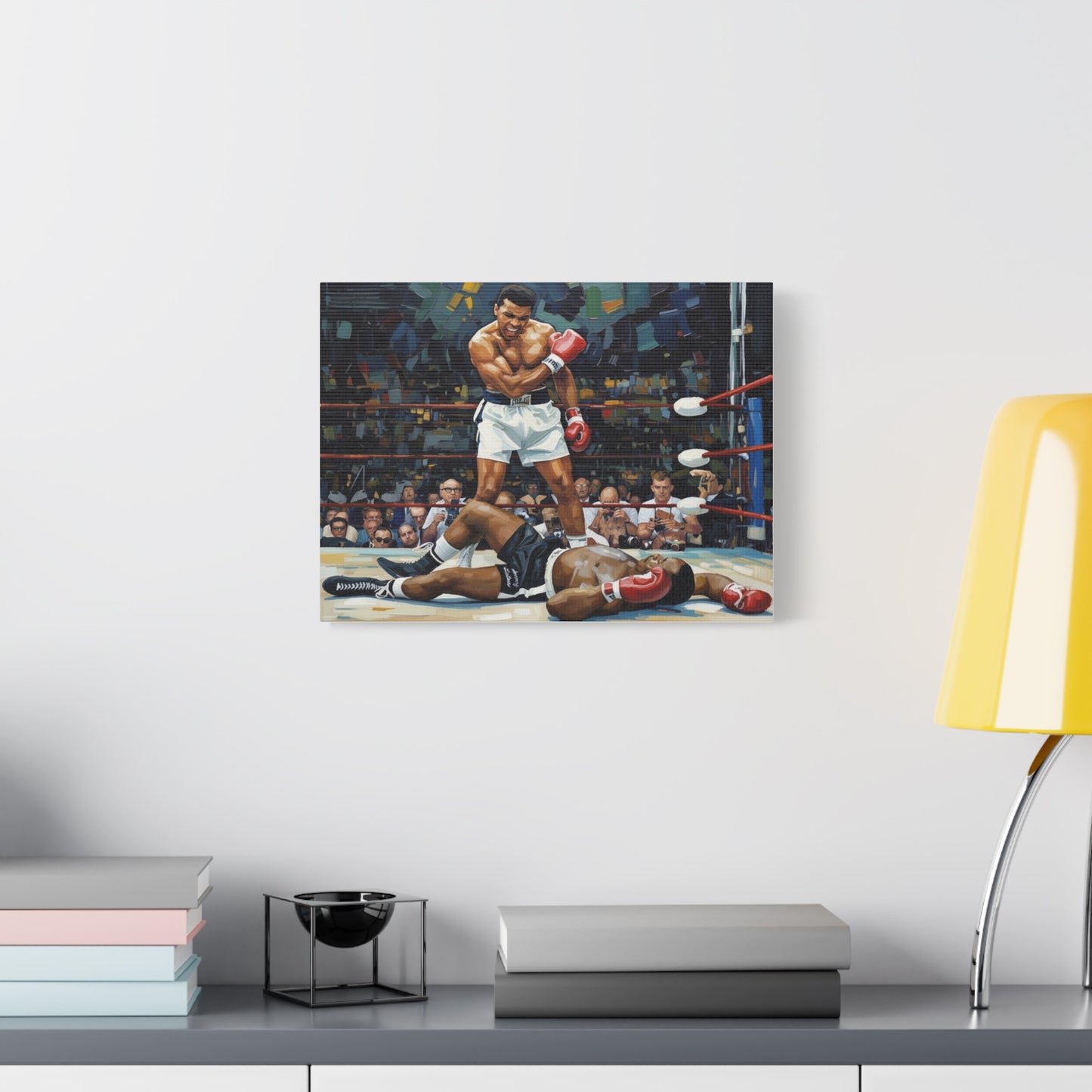 Muhammad Ali 'The Knockout' Matte Canvas Wall Art