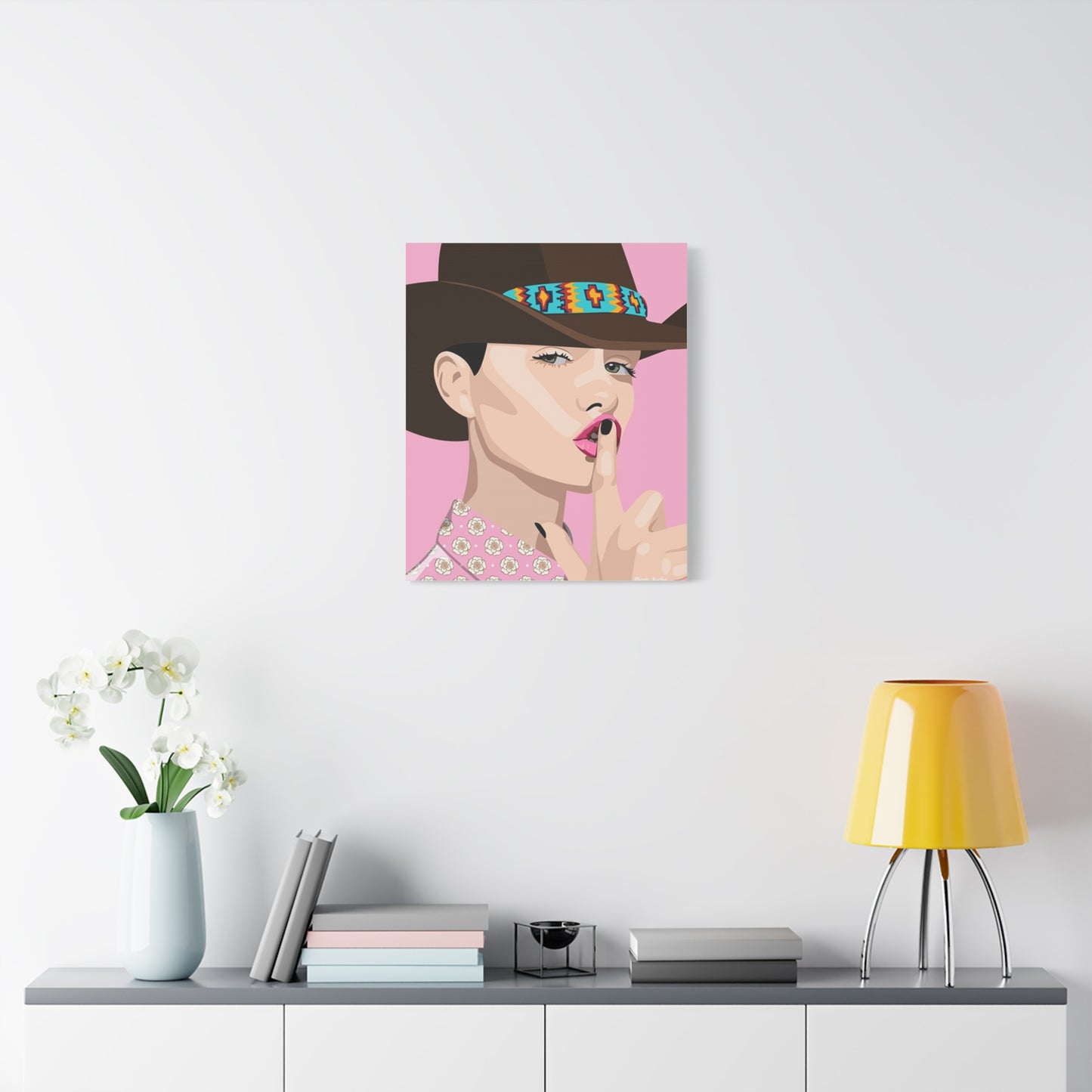 Vivid 63 by Orit Fuchs Canvas Wall Art Matte Stretched