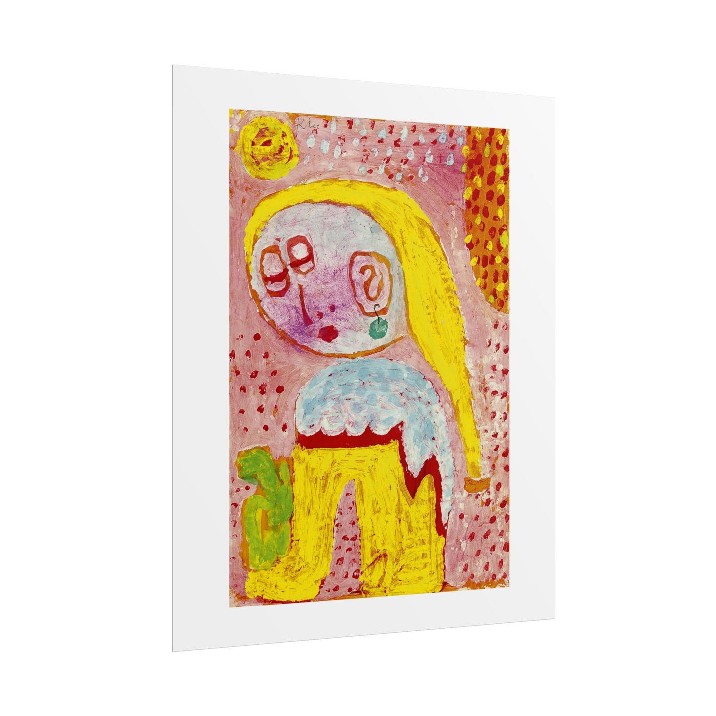 Magdalena vor der Bekehrung by Paul Klee Abstract Wall Art Poster
