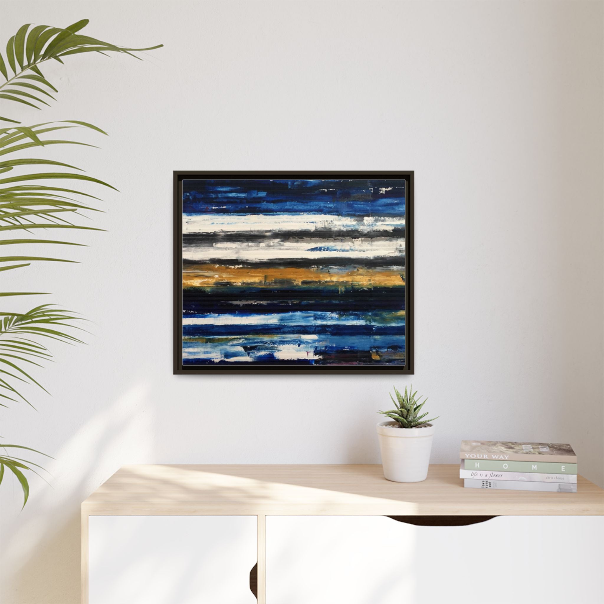 Tiny Buddha by Todd Williamson Framed Matte Canvas Abstract  Wall Art