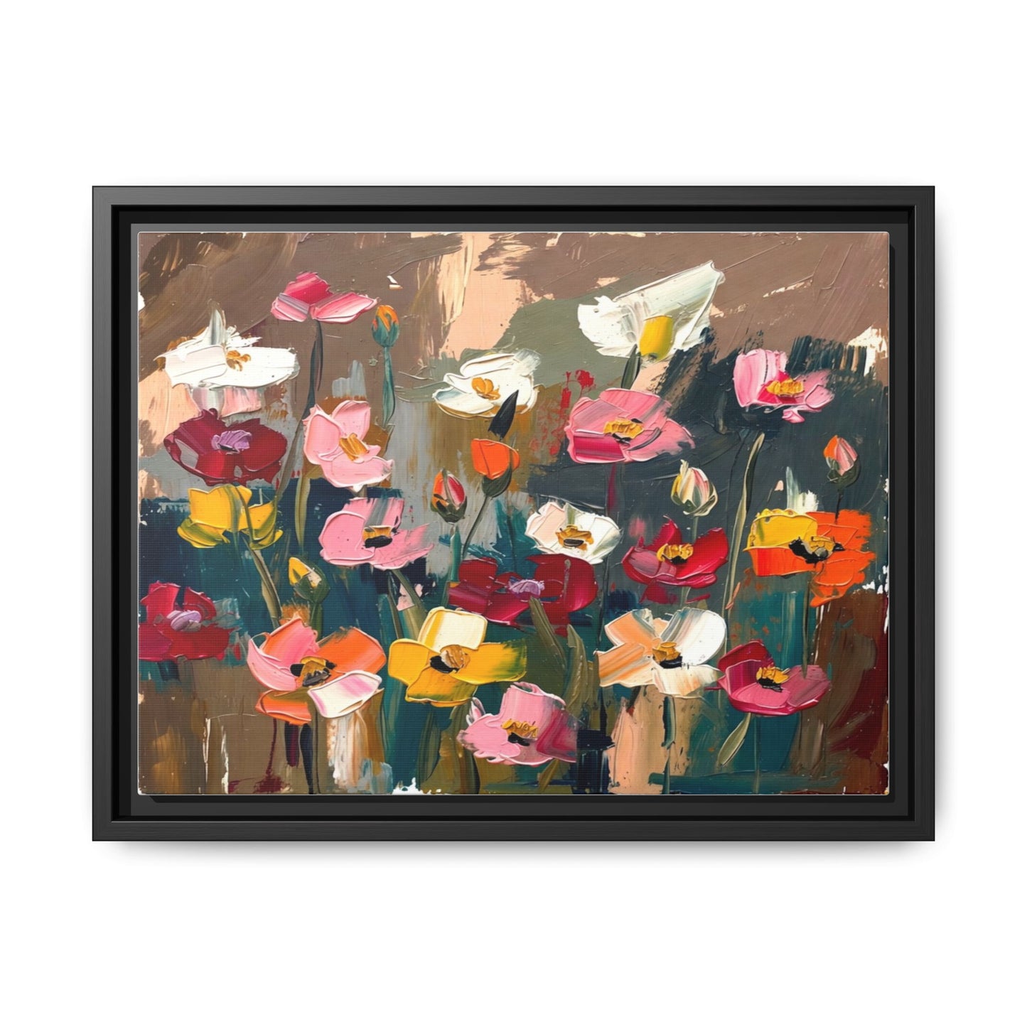 Matte Canvas, Framed (Multi-color)