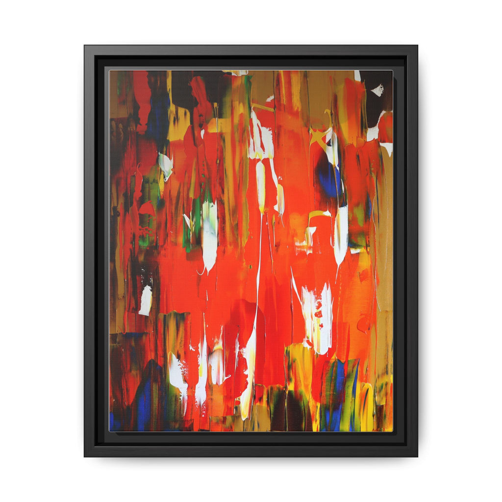 Burn baby burn by Norman Barrett Framed Matte Canvas Wall Art