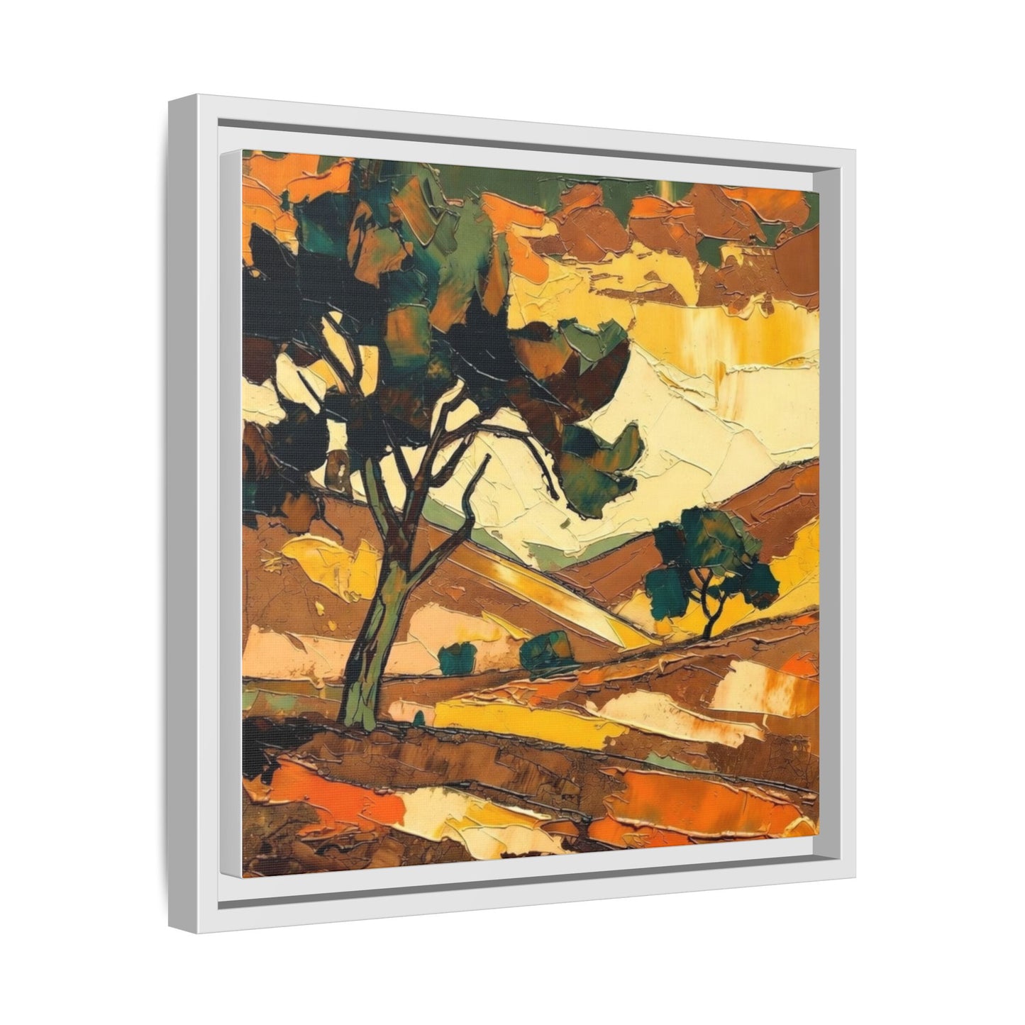 Framed Matte Canvas Landscape Art Print