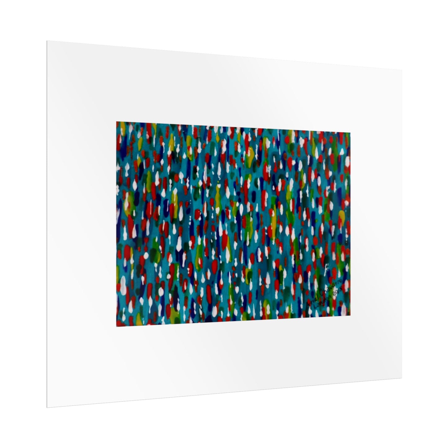 Colours Of The Soul Reflecting On Water by Ariel Chavarro Avila Wall Art Print