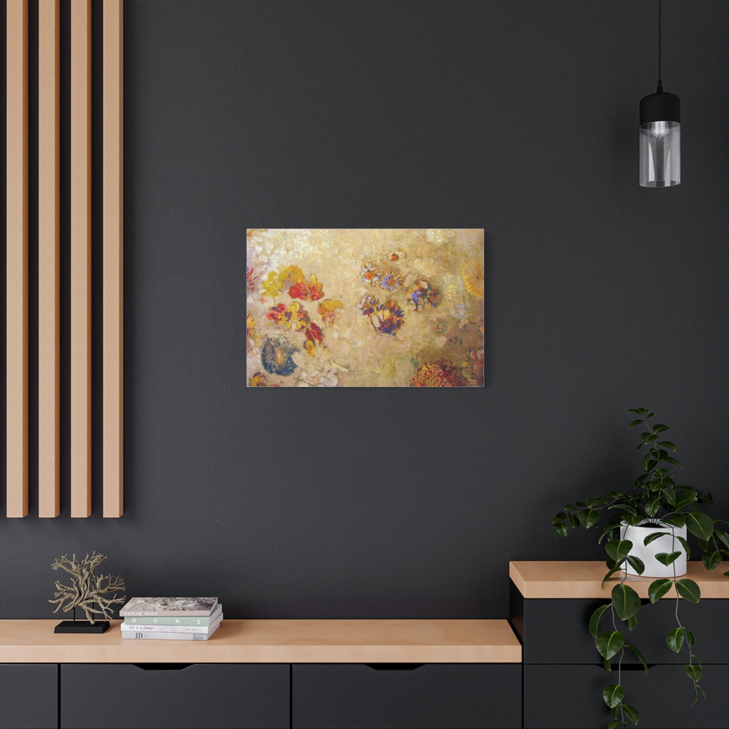 Andrevanb Panneau Décoratif by Odilon Redon Matte Canvas Wall Art Print