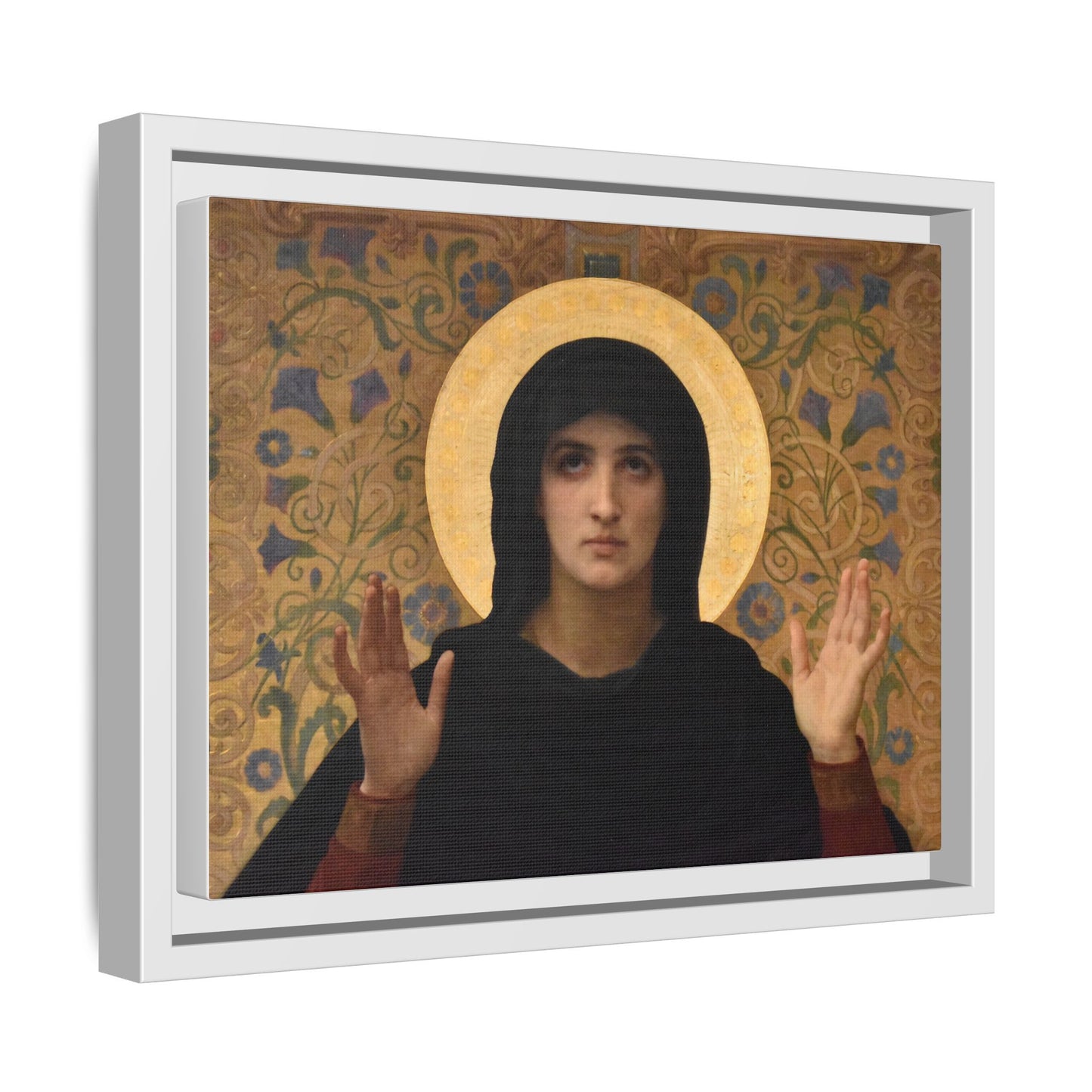 La Vierge consolatrice by William Adolphe Bouguereau Framed Matte Canvas Wall Art
